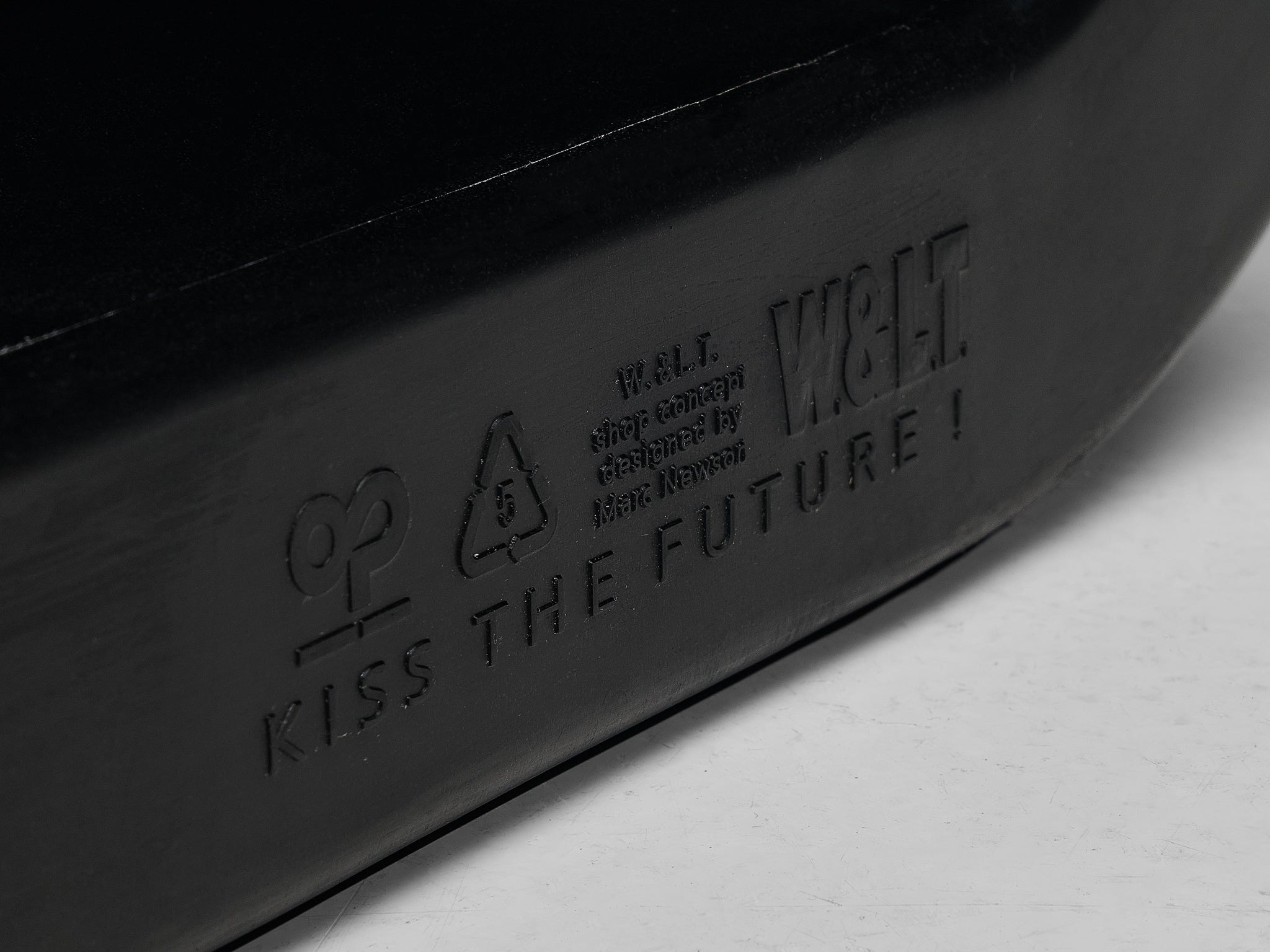 Marc Newson 'Kiss the Future' Sideboard in Black Molded Polypropylene case pieces and storage cabinets Morentz