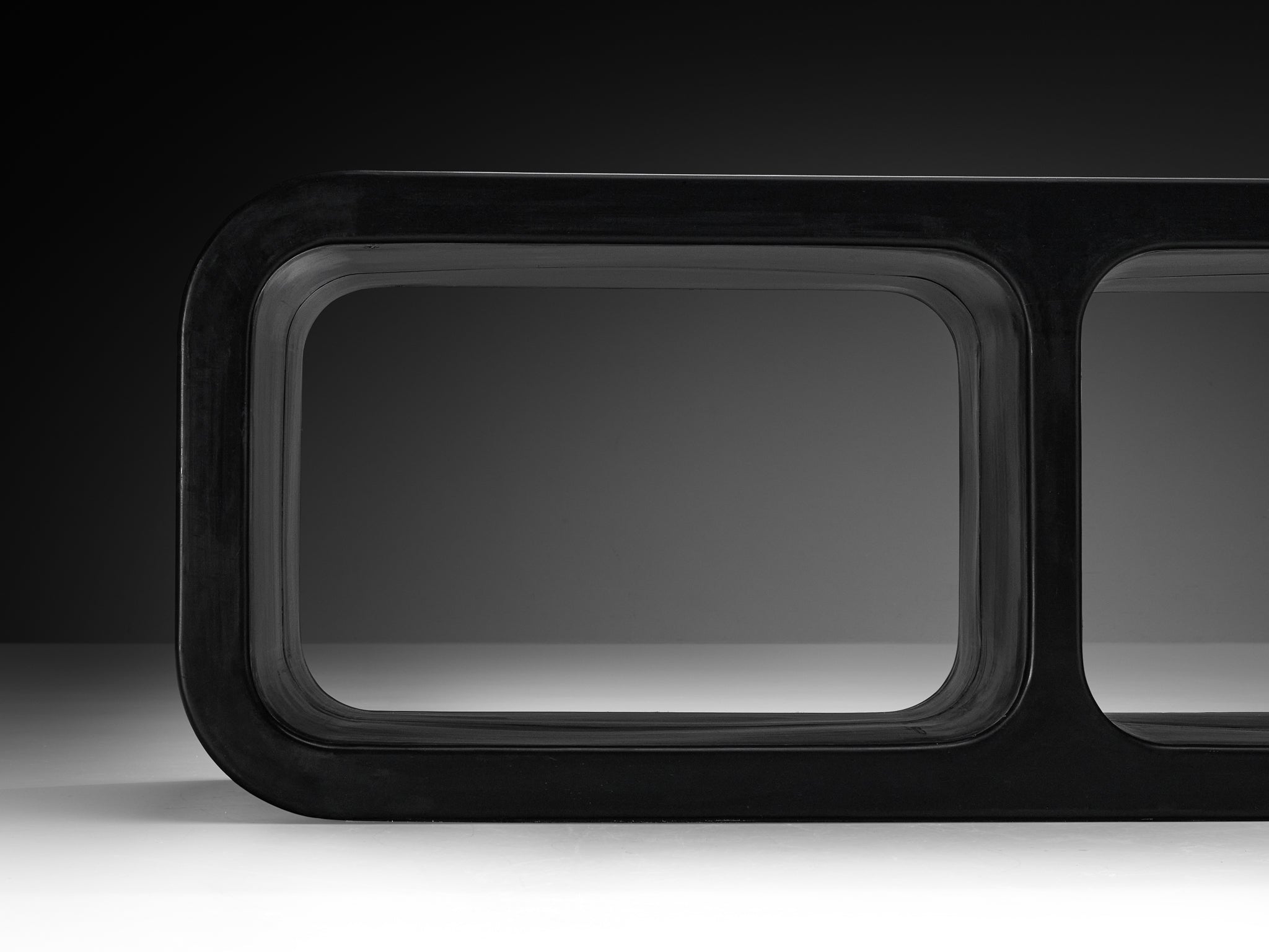 Marc Newson 'Kiss the Future' Sideboard in Black Molded Polypropylene Case pieces and storage cabinets Morentz