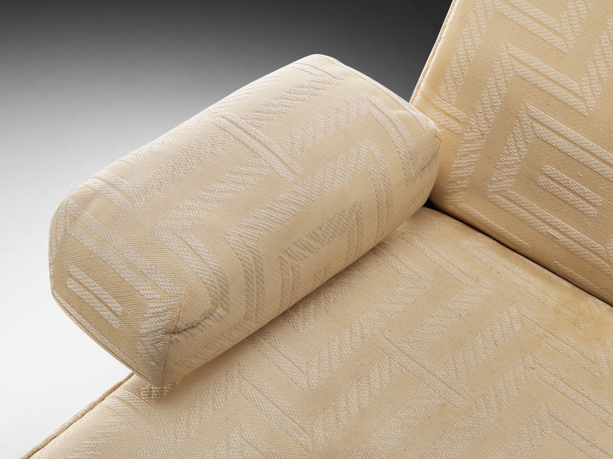 Eugenio Gerli for Tecno 'Sir' Sofa in Mahogany Seating Morentz