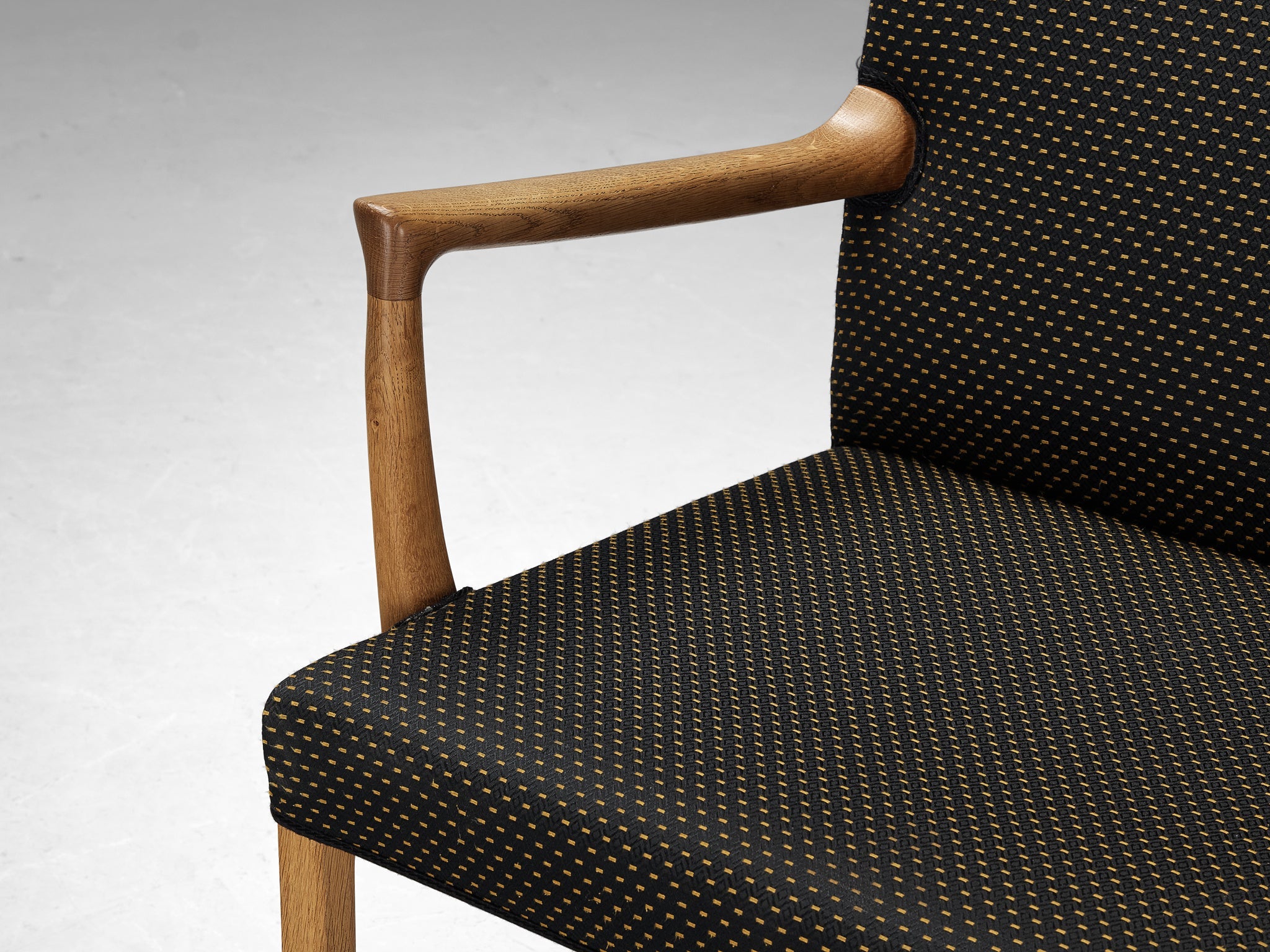 Rare Ole Wanscher for A.J. Iversen Set of Six Dining Chairs in Oak seating Morentz