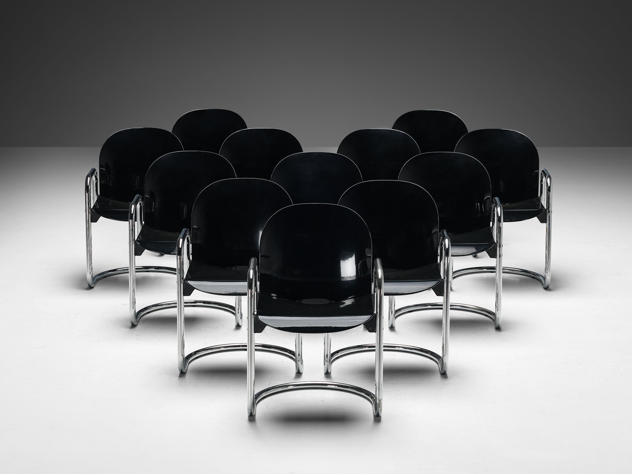 Afra & Tobia Scarpa for B&B Italia 'Dialogo Dessau' Dining Chairs seating Morentz