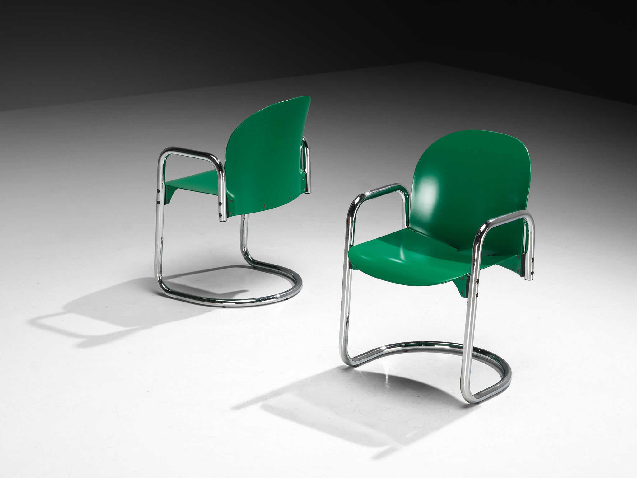 Afra and Tobia Scarpa for B&B Italia 'Dialogo Dessau' Dining Chairs Seating Morentz