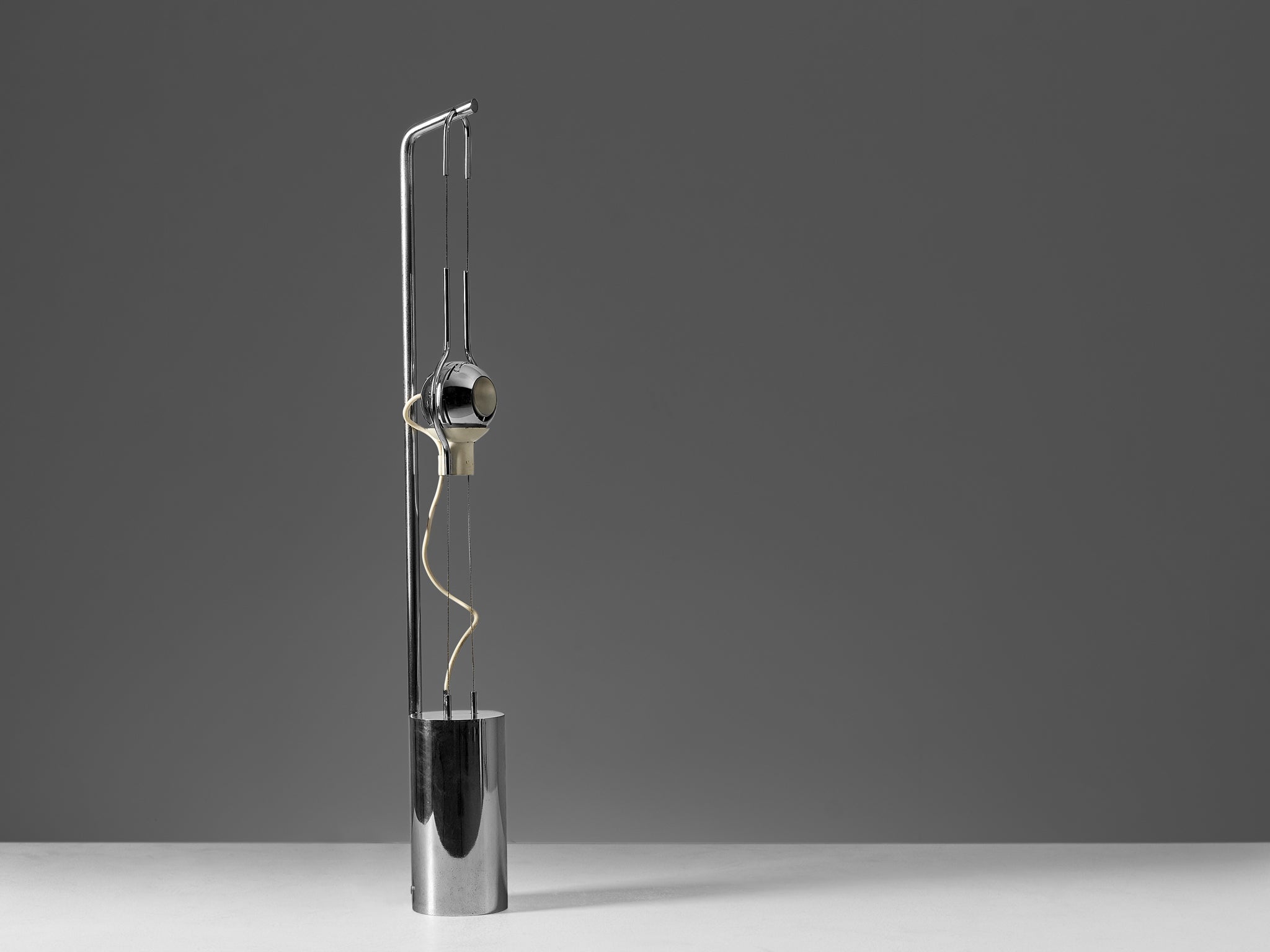 Angelo Lelii for Arredoluce ‘Filo Sfera’ Table Lamp with Magnetized Globe lighting Morentz