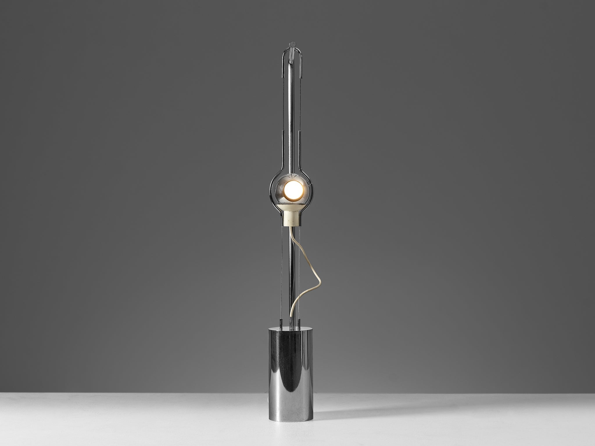 Angelo Lelii for Arredoluce ‘Filo Sfera’ Table Lamp with Magnetized Globe lighting Morentz