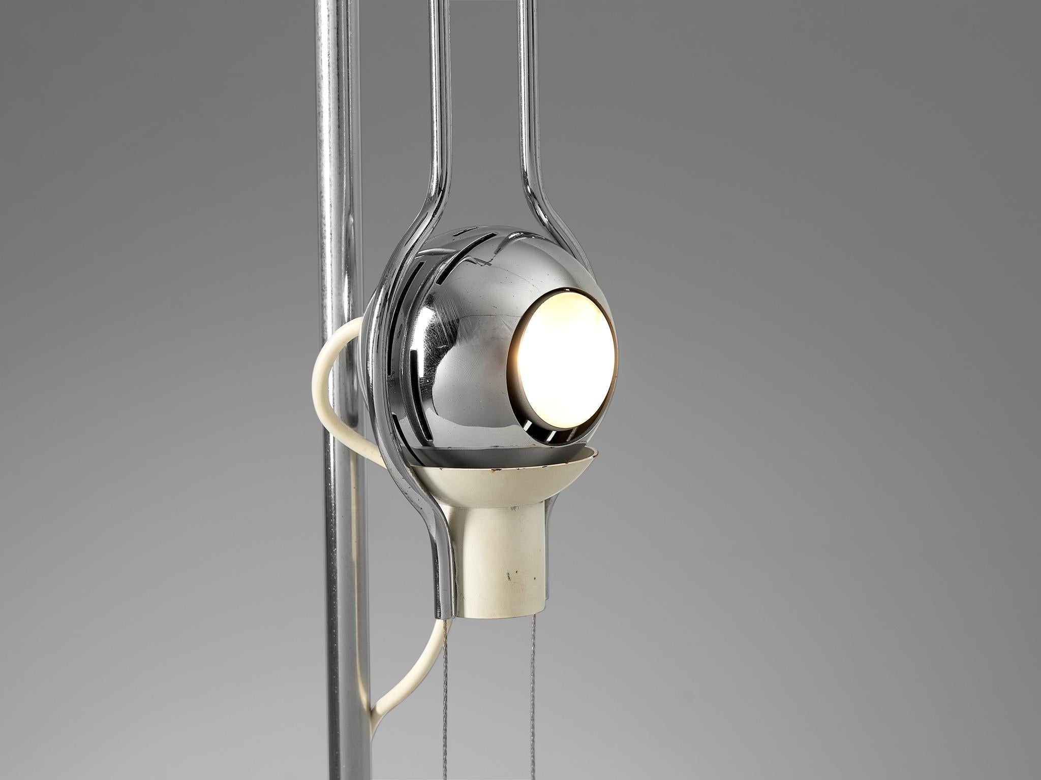 Angelo Lelii for Arredoluce ‘Filo Sfera’ Table Lamp with Magnetized Globe