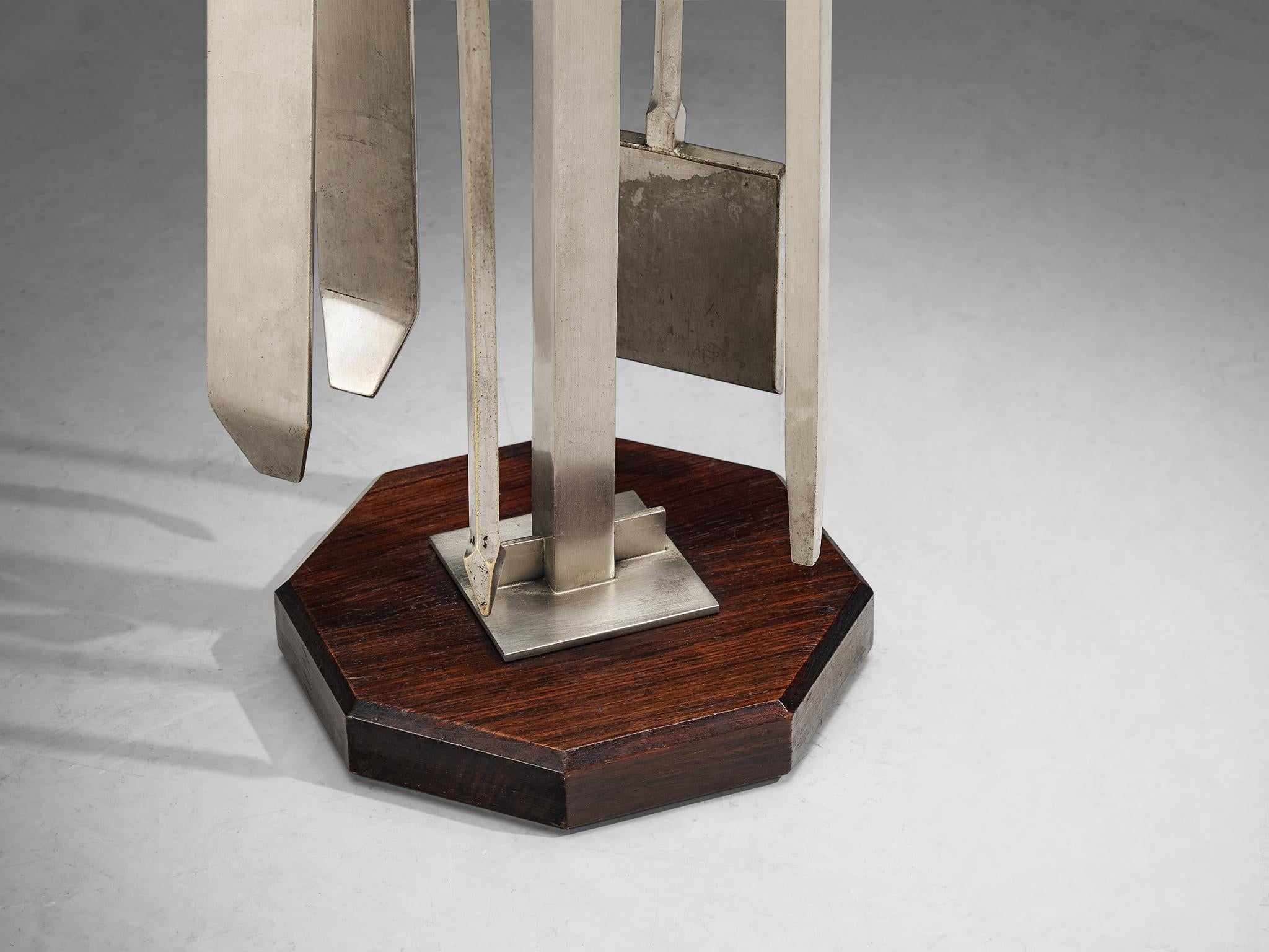 Rare Ico Parisi for Stildomus 'Altair' Fireplace Tools building and garden elements Morentz