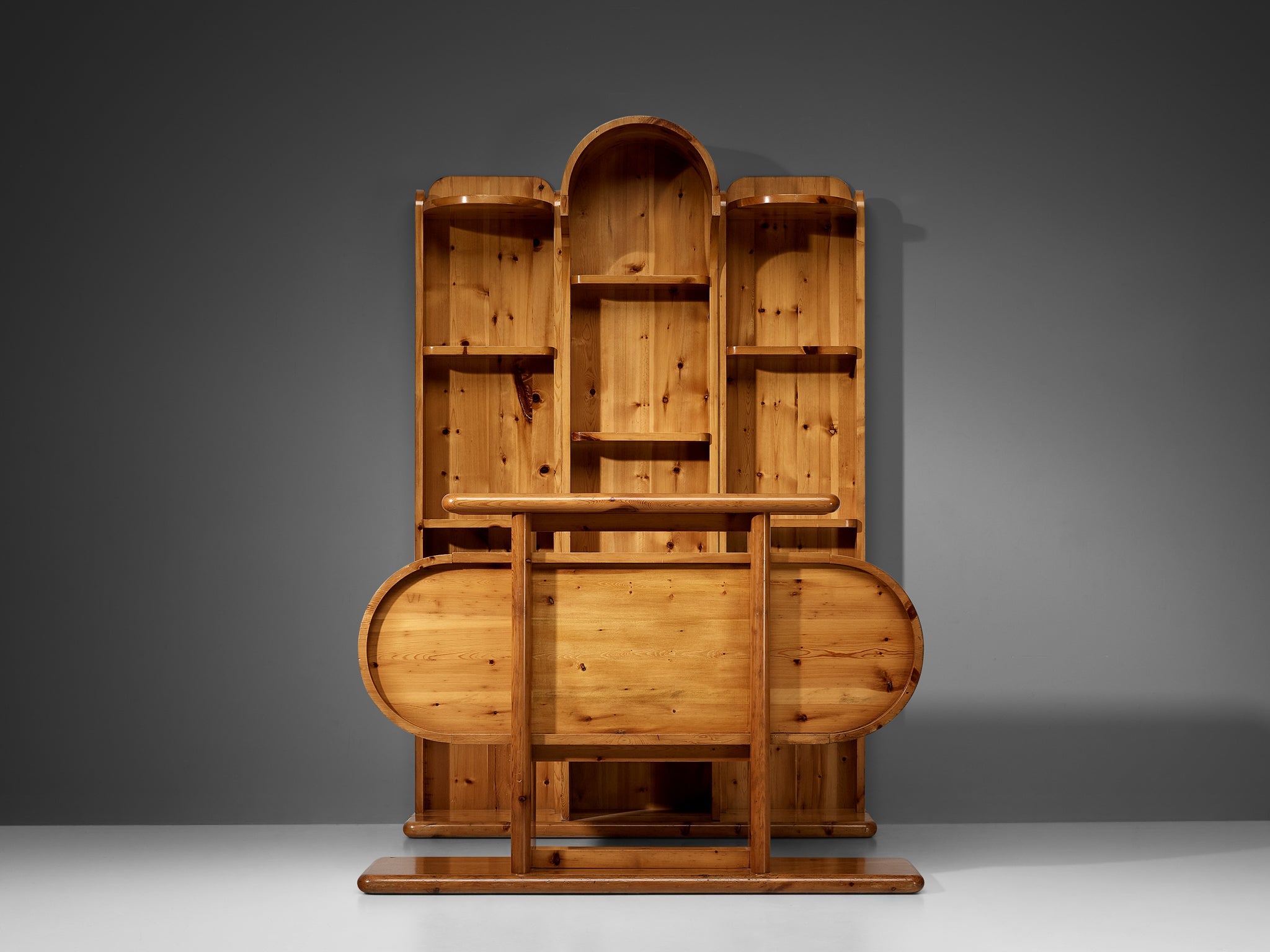 Bar and Wall Unit in Solid Pine case pieces and storage cabinets Morentz