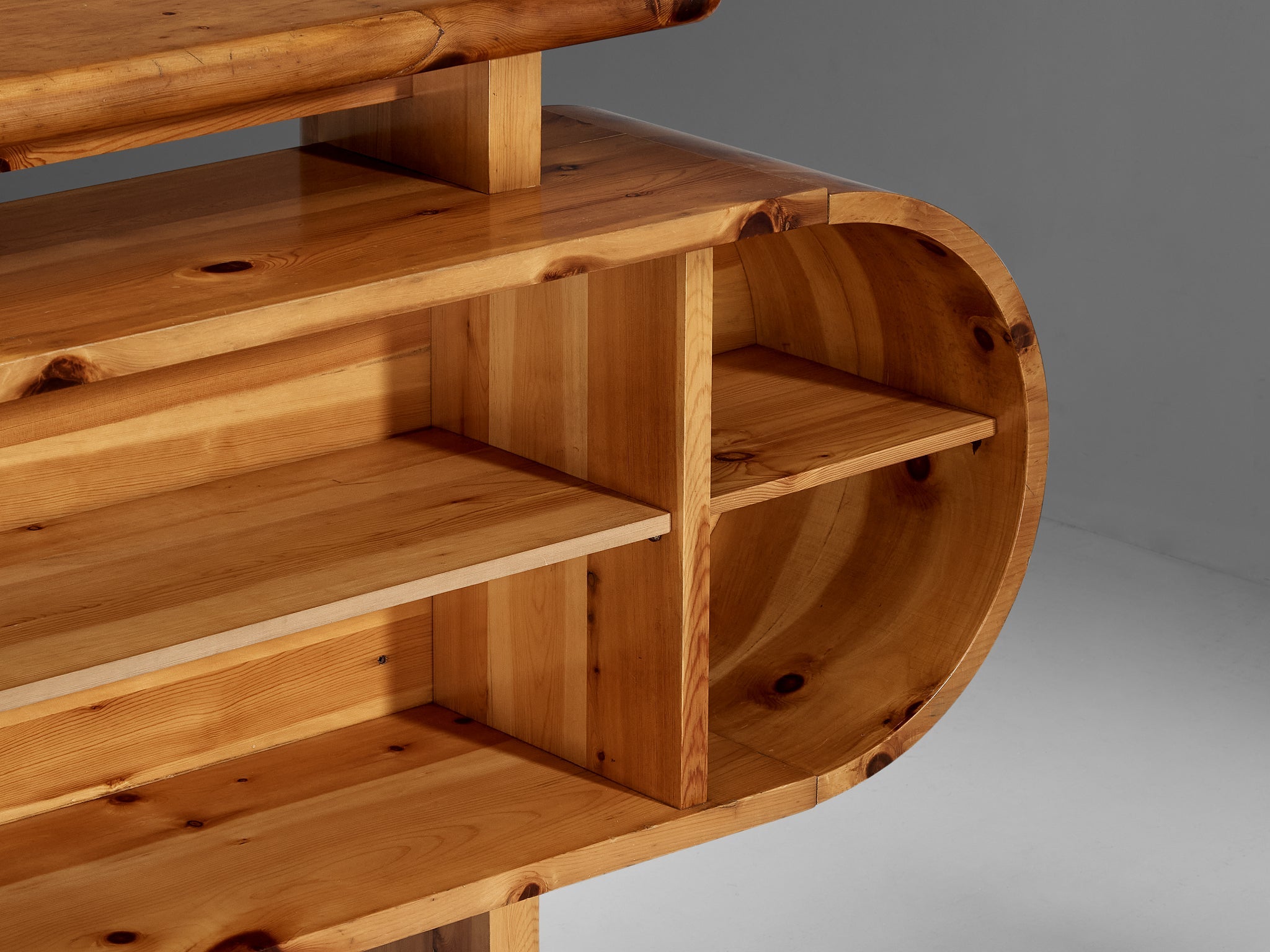 Bar and Wall Unit in Solid Pine case pieces and storage cabinets Morentz