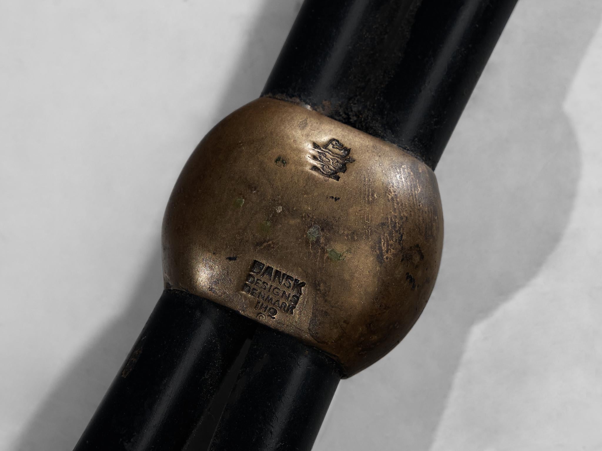 Jens Harald Quistgaard for Dansk Fireplace Set in Iron building and garden elements Morentz