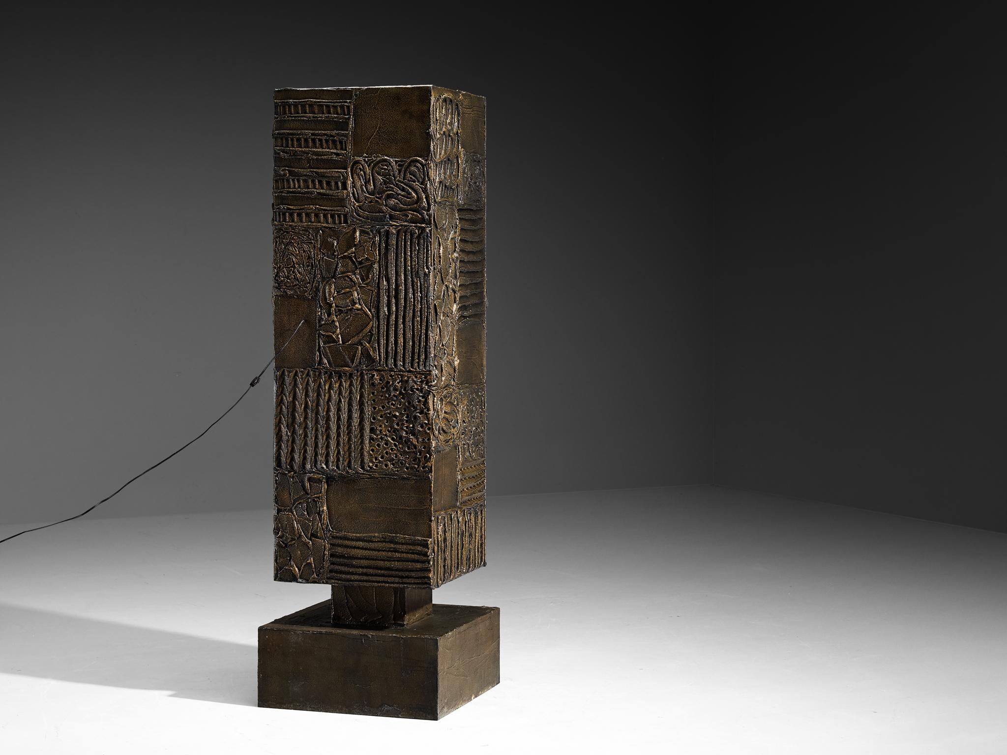 Rare Paul Evans for Paul Evans Studio 'PE72' Cabinet in Sculpted Bronze case pieces and storage cabinets Morentz