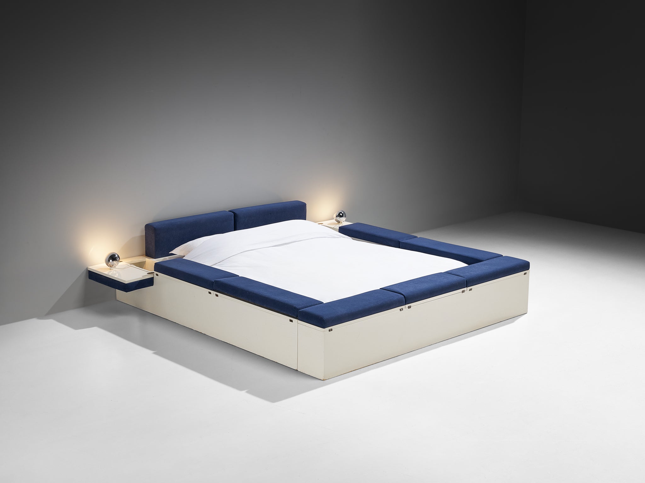 Vittorio Rossi and Luciano Bertoncini for Cjfra 'Zattera' Bed More Furniture and Collectibles Morentz