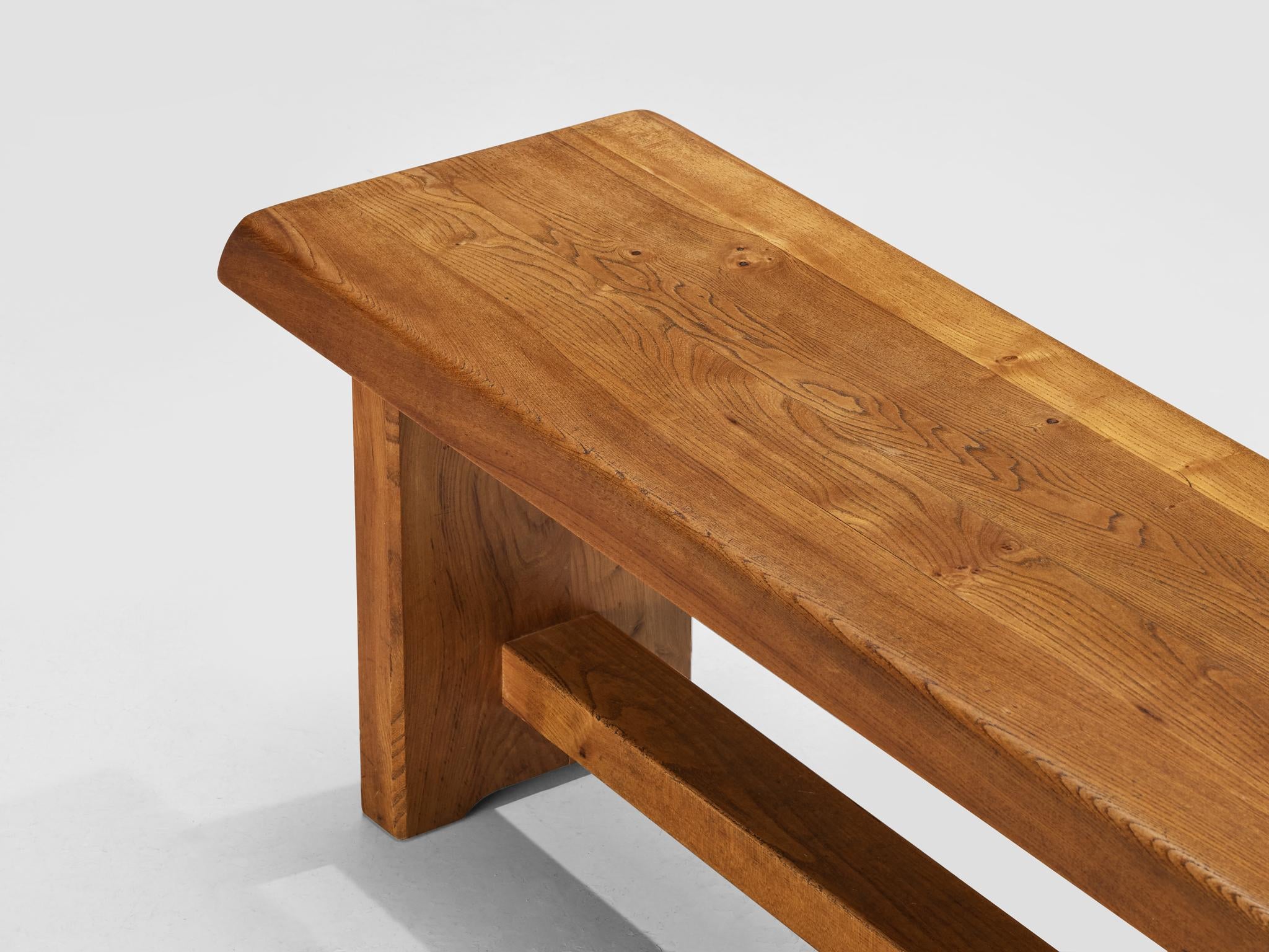 Early Pierre Chapo Bench in Solid Elm