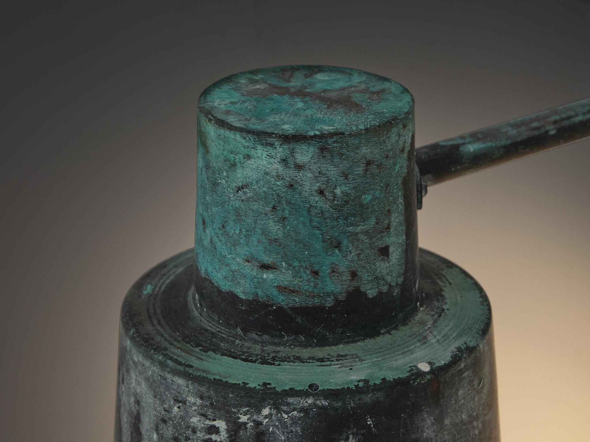 Hans Bergström for Ateljé Lyktan Wall Light in Patinated Copper lighting Morentz