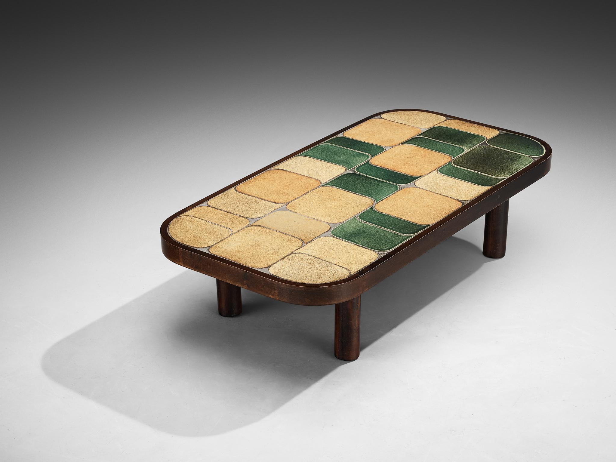 Roger Capron ‘Shogun’ Coffee Table in Ceramic