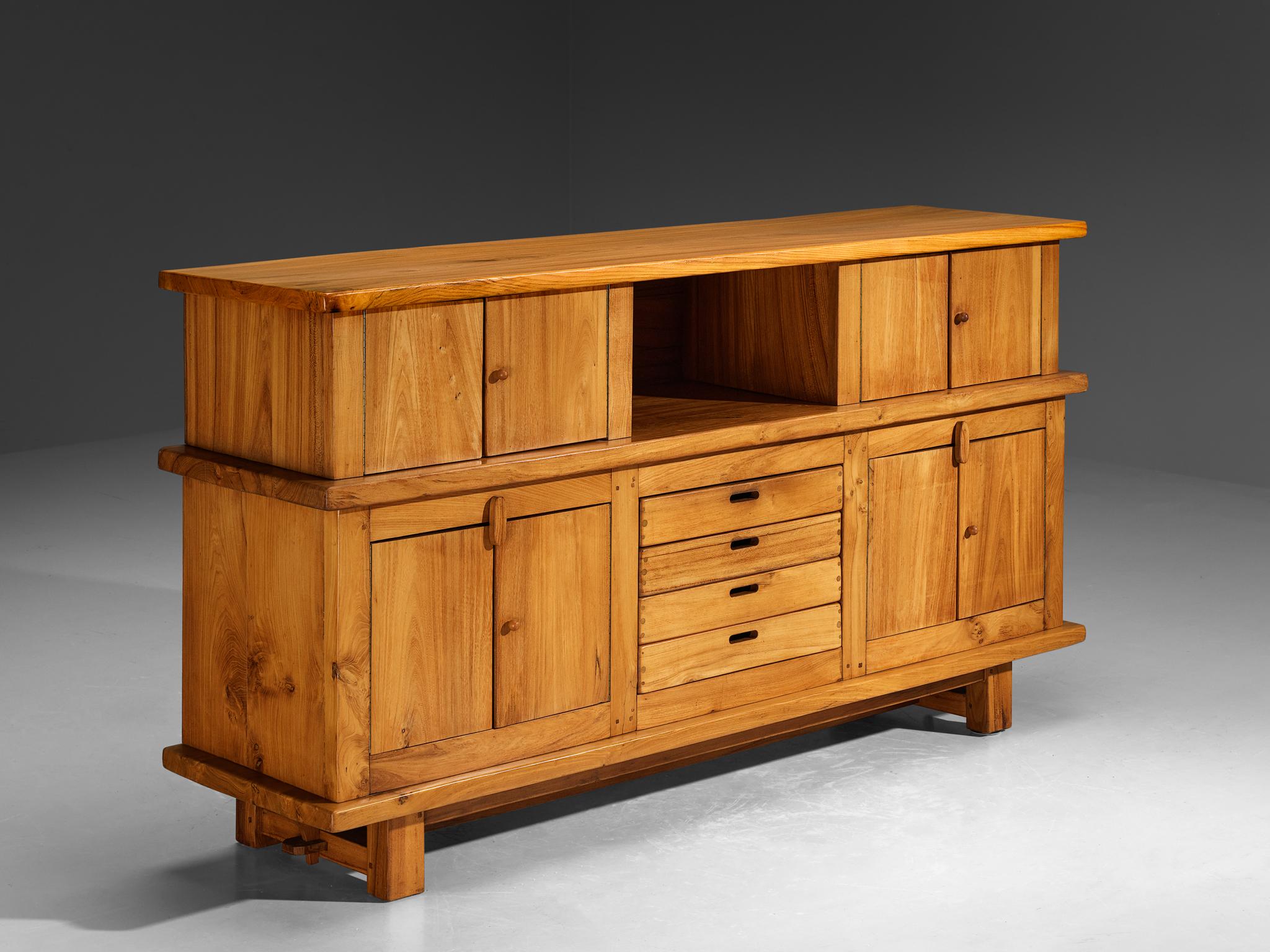 French Sideboard in Solid Elm by Skilled Craftsman case pieces and storage cabinets Morentz