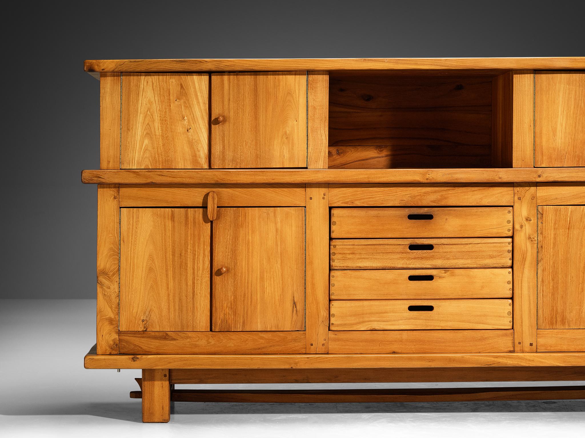 French Sideboard in Solid Elm by Skilled Craftsman case pieces and storage cabinets Morentz