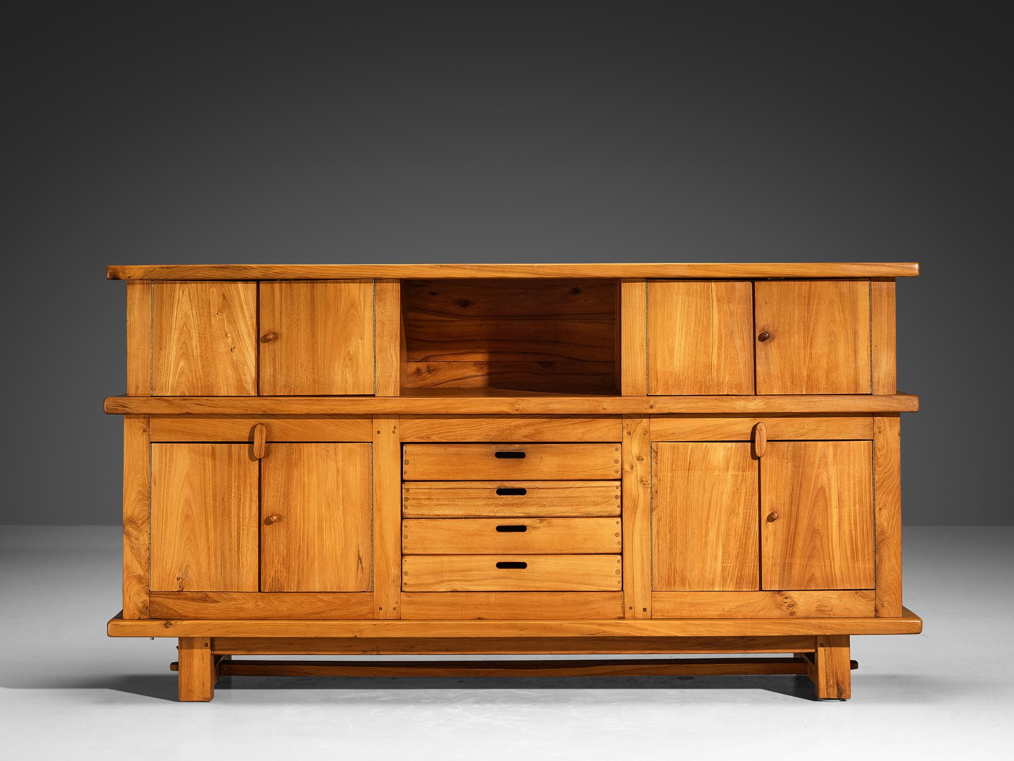 French Sideboard in Solid Elm by Skilled Craftsman case pieces and storage cabinets Morentz