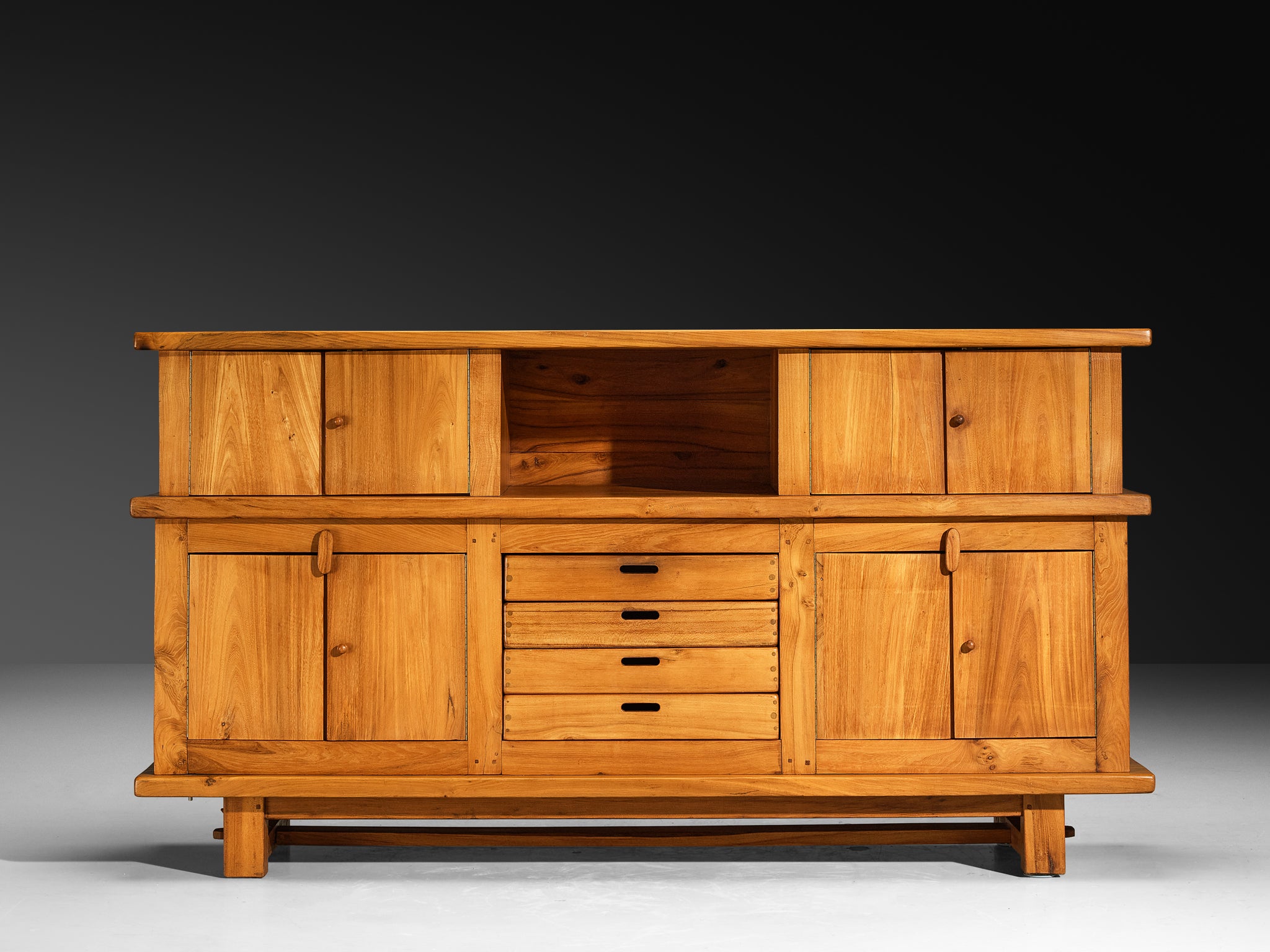 French Sideboard in Solid Elm by Skilled Craftsman Case pieces and storage cabinets Morentz