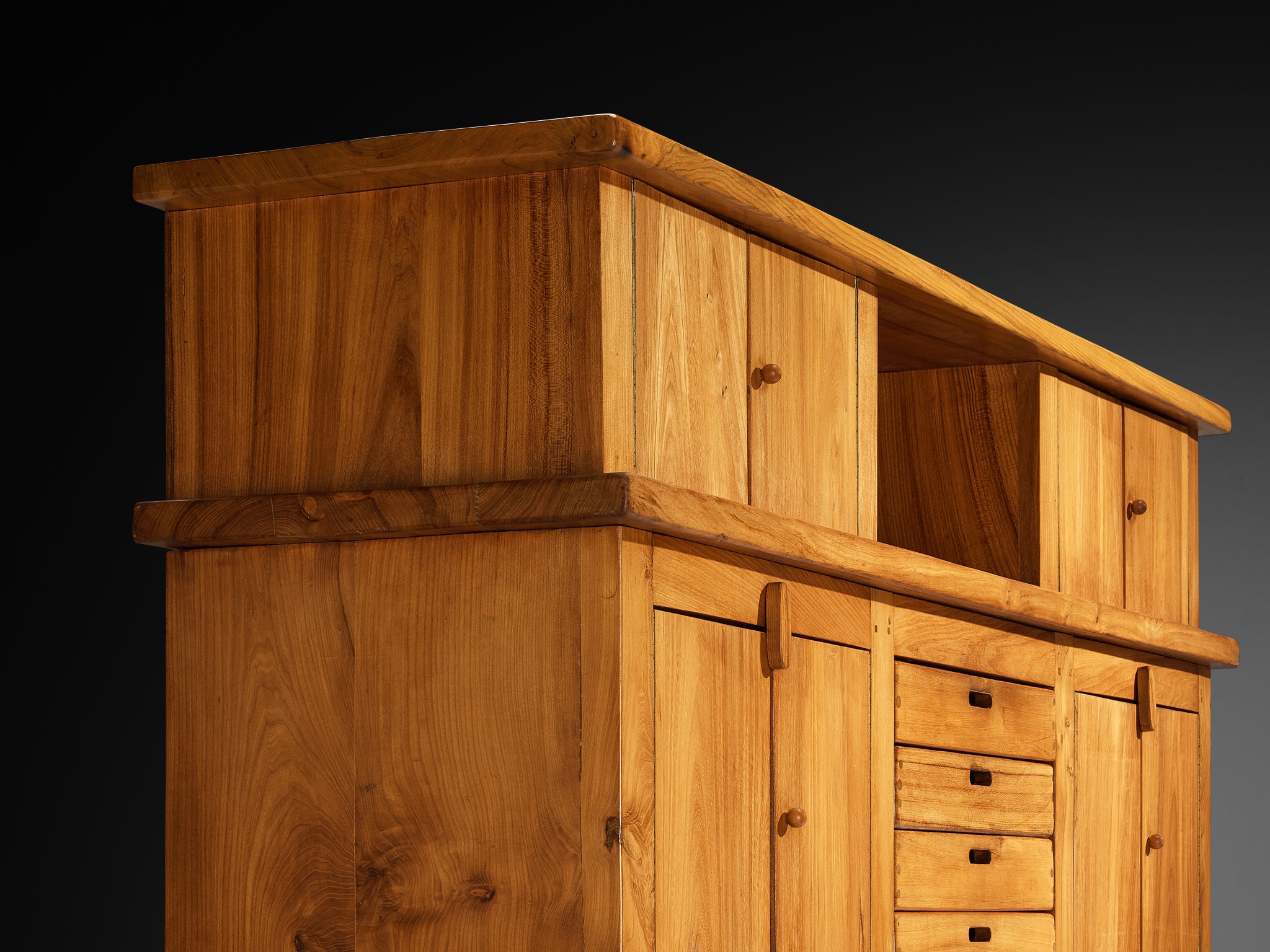 French Sideboard in Solid Elm by Skilled Craftsman Case pieces and storage cabinets Morentz