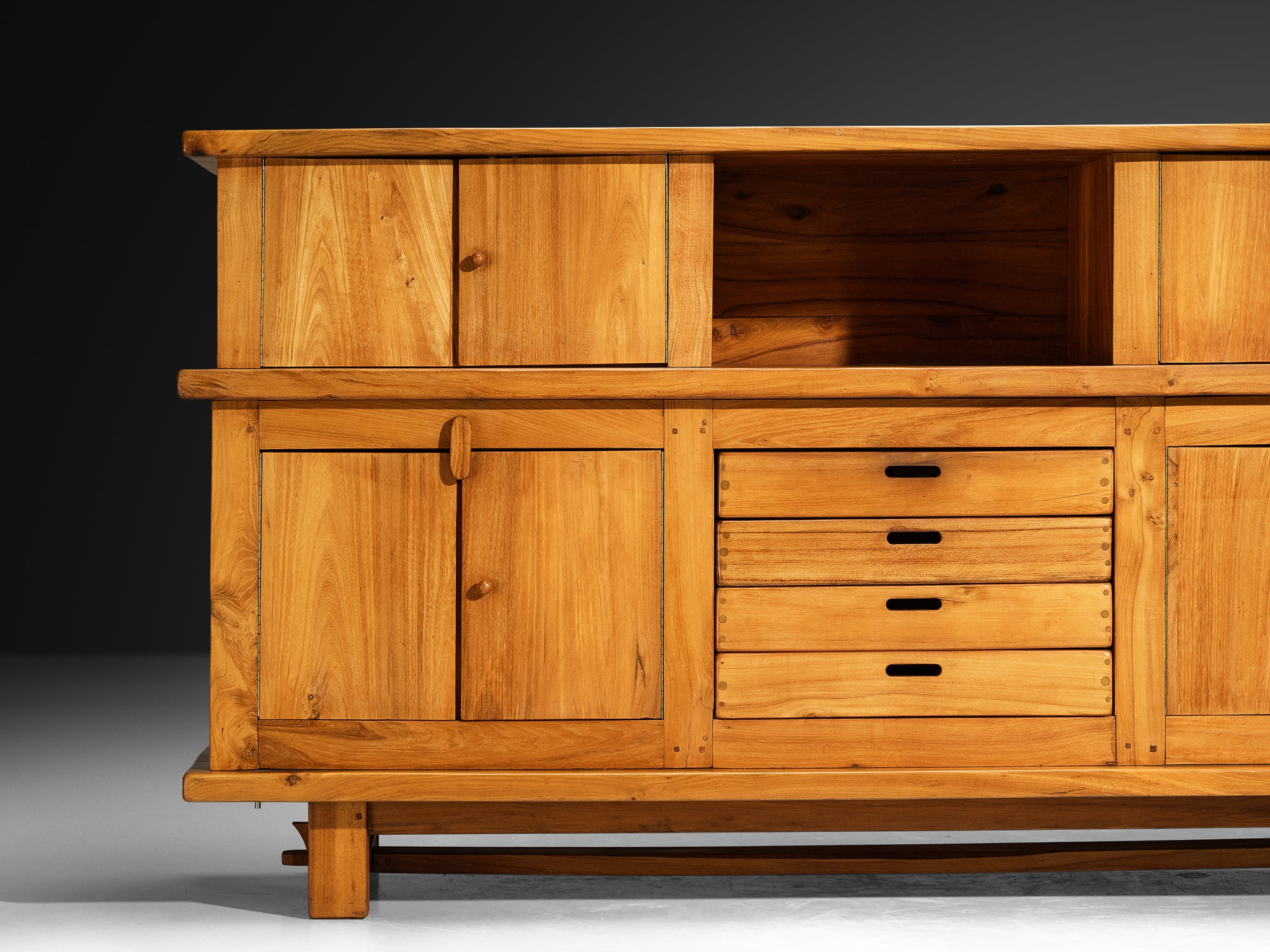 French Sideboard in Solid Elm by Skilled Craftsman Case pieces and storage cabinets Morentz