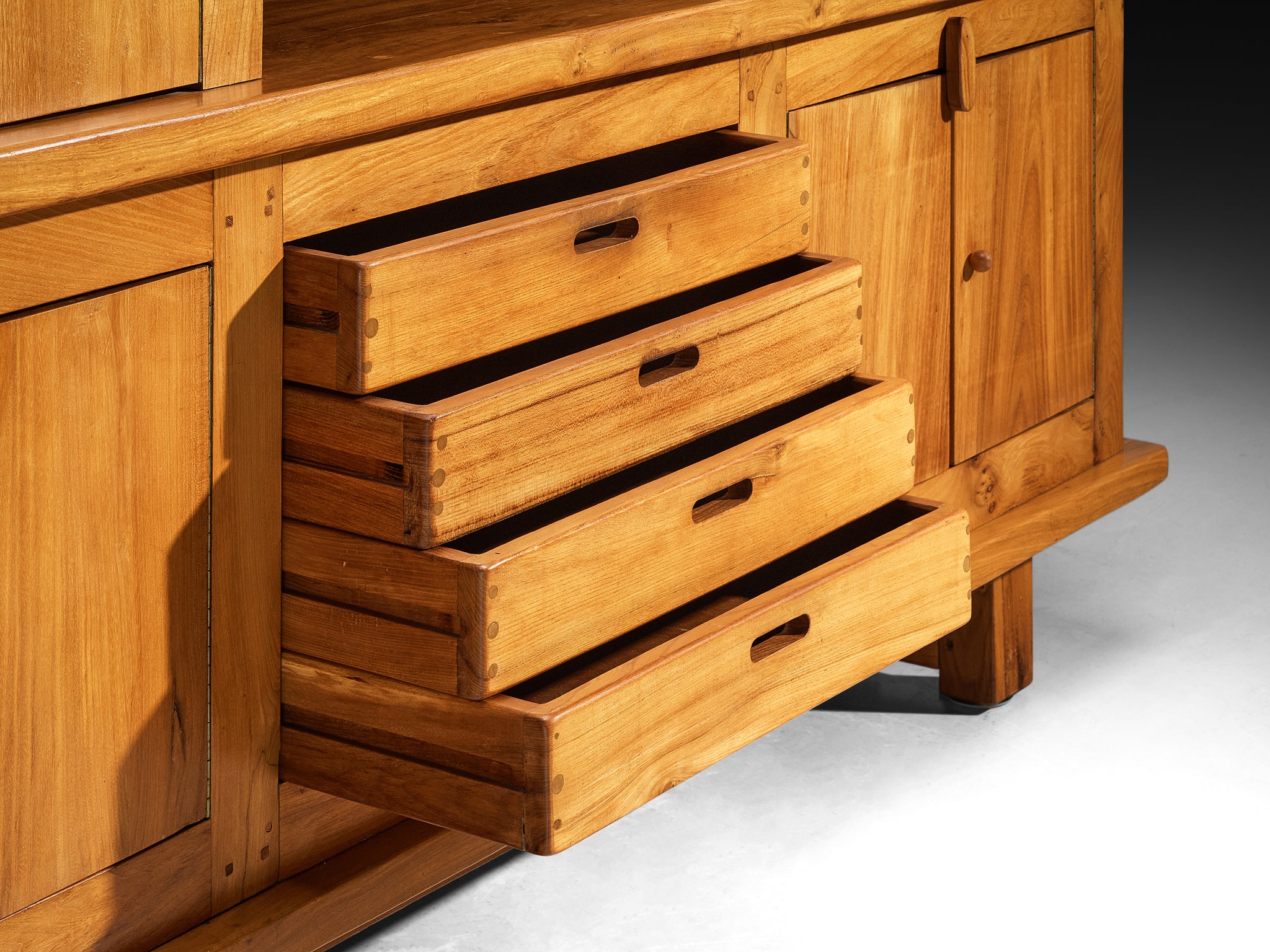 French Sideboard in Solid Elm by Skilled Craftsman Case pieces and storage cabinets Morentz