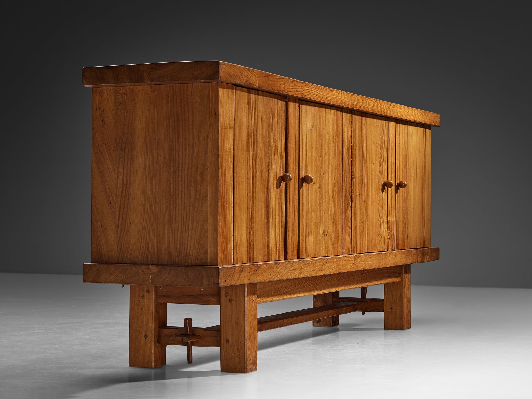 French Sideboard in Solid Elm by Skilled Craftsman case pieces and storage cabinets Morentz
