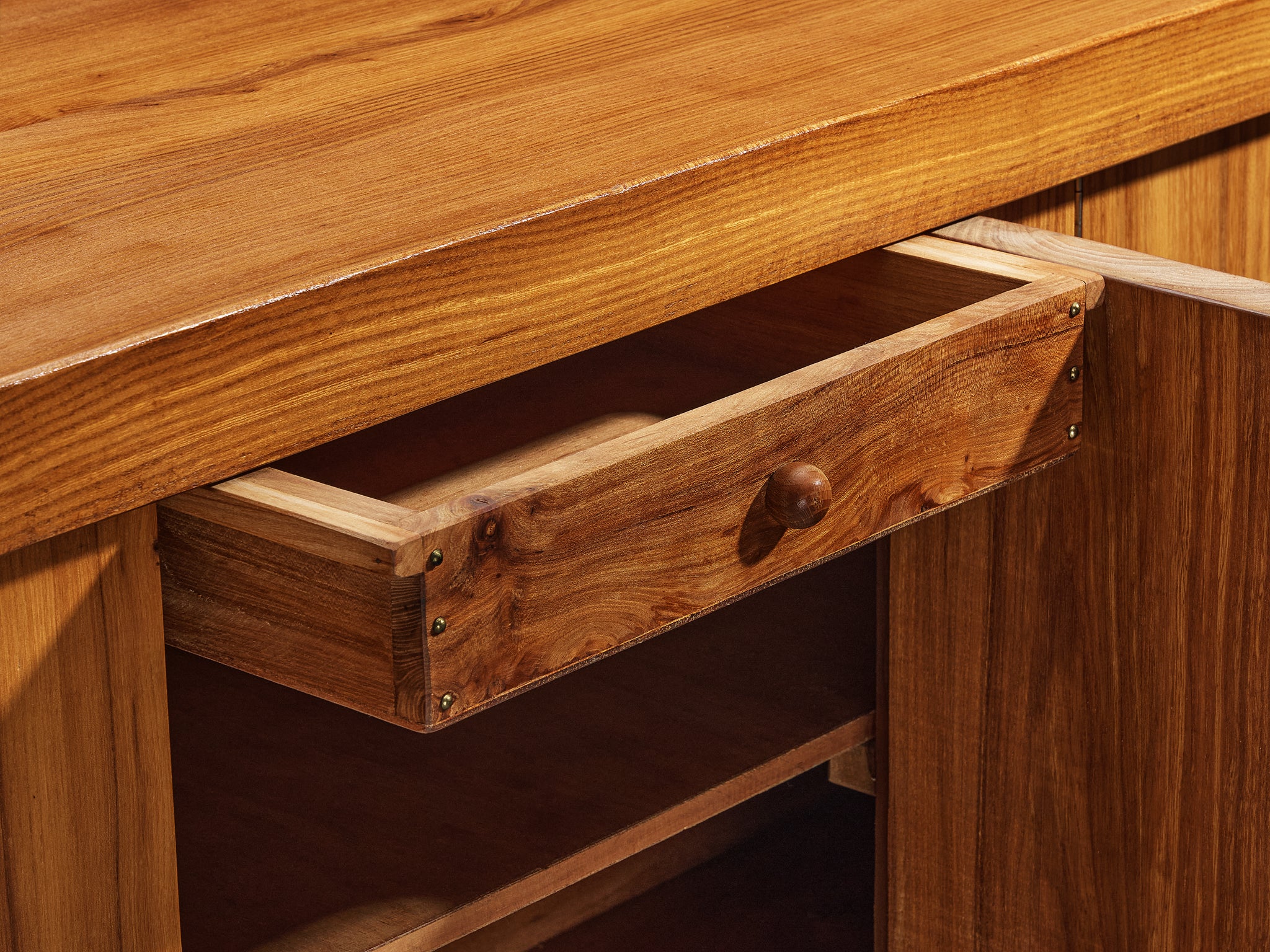 French Sideboard in Solid Elm by Skilled Craftsman Case pieces and storage cabinets Morentz