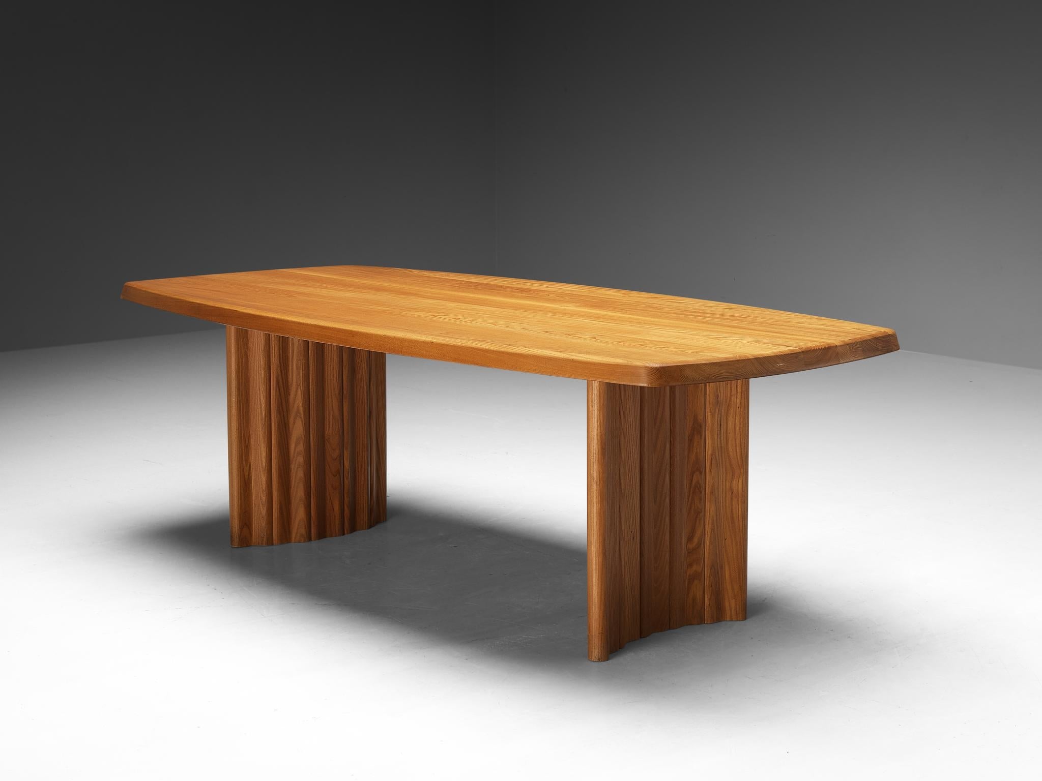 French Seltz Dining Table in Solid Elm tables Morentz