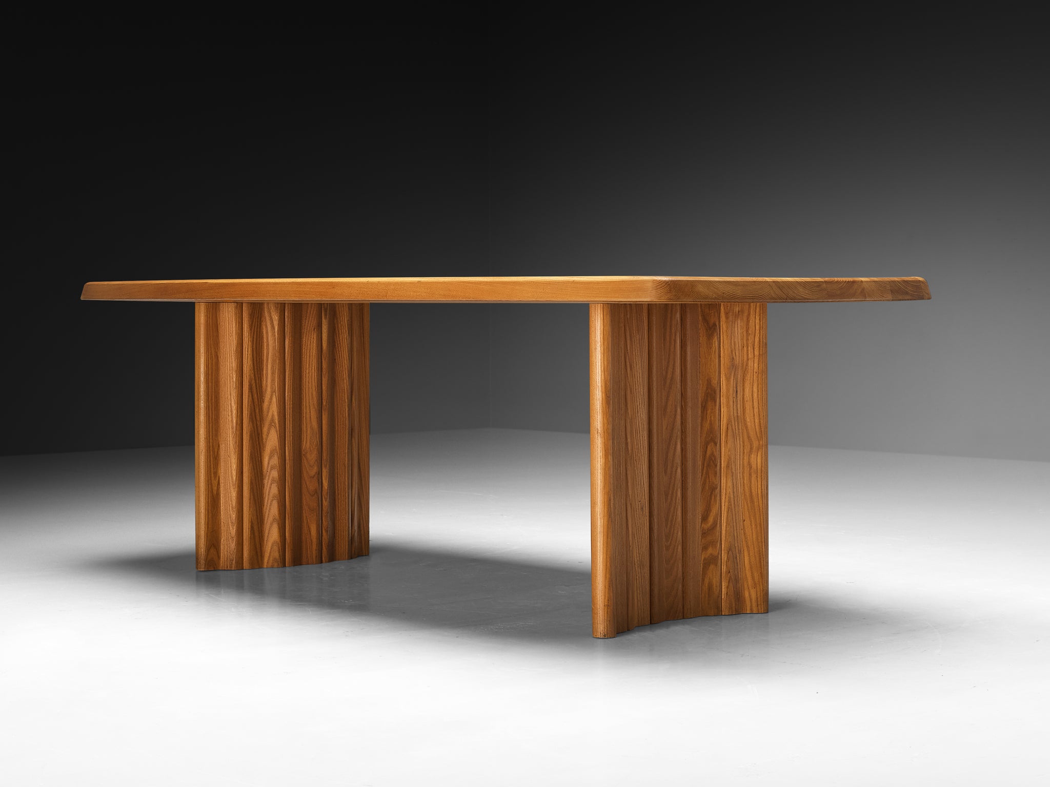 French Seltz Dining Table in Solid Elm Tables Morentz