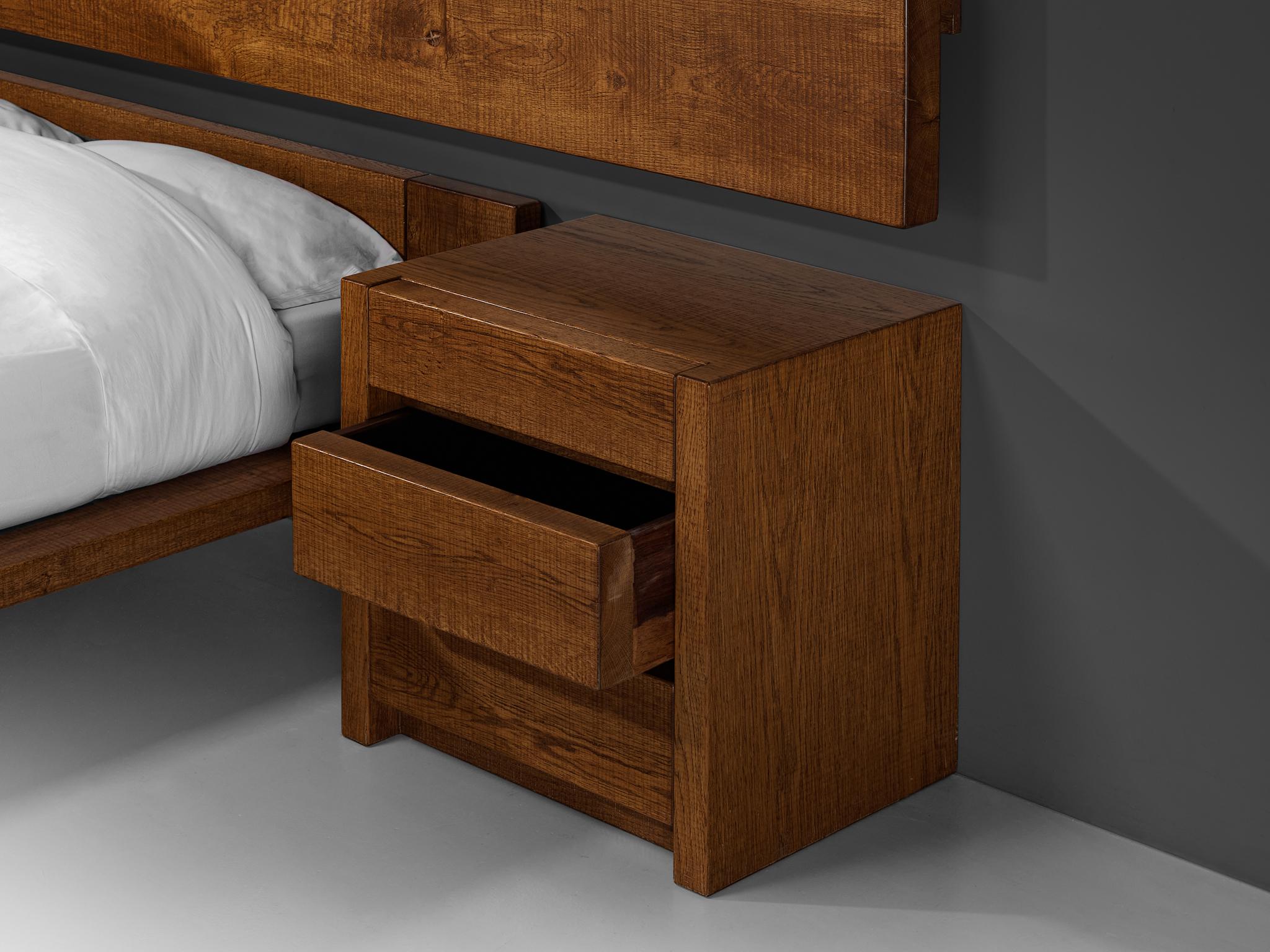 Giuseppe Rivadossi for Officina Rivadossi Bedroom Set in Oak more furniture and collectibles Morentz