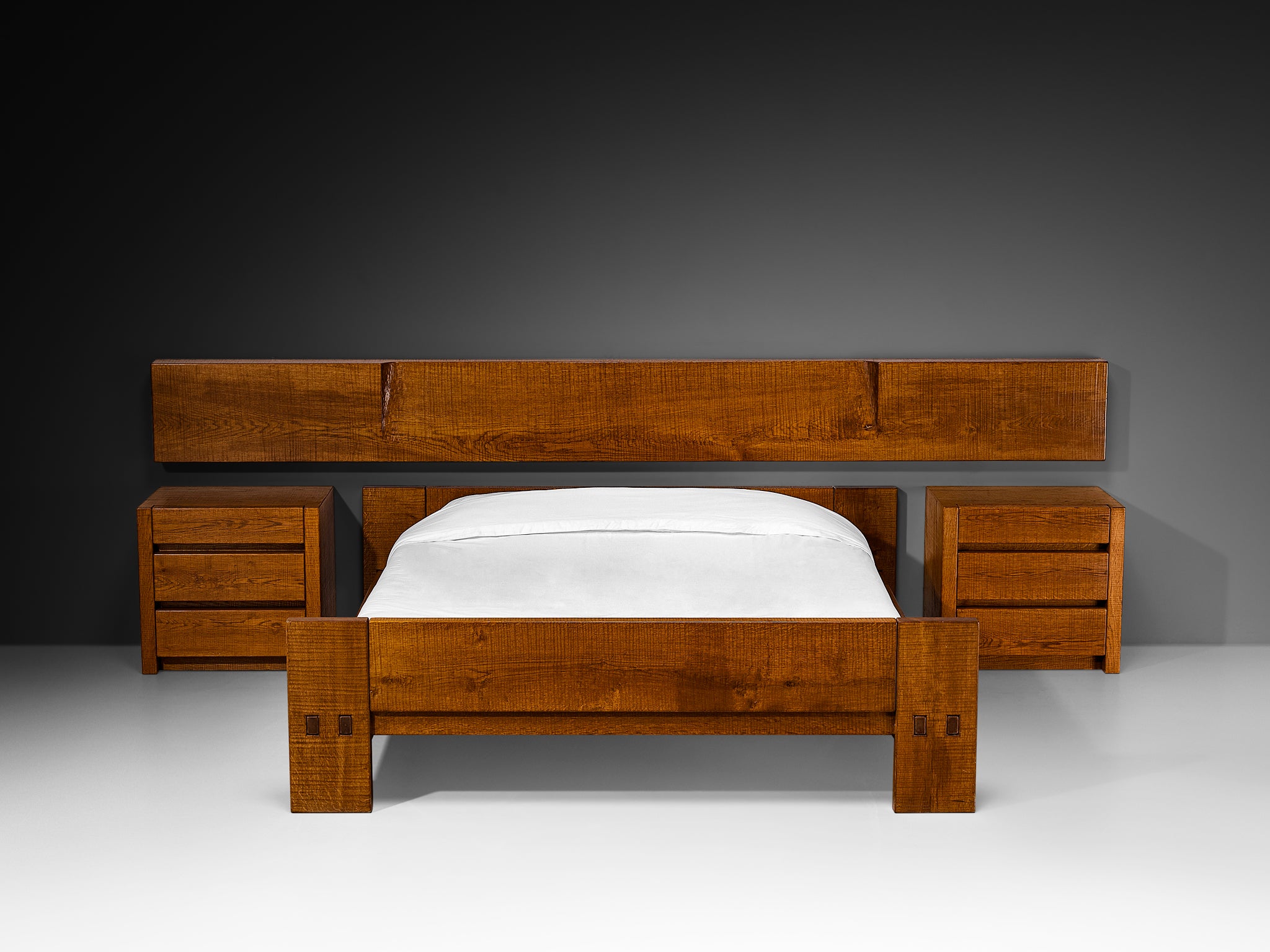 Giuseppe Rivadossi for Officina Rivadossi Bedroom Set in Oak More Furniture and Collectibles Morentz