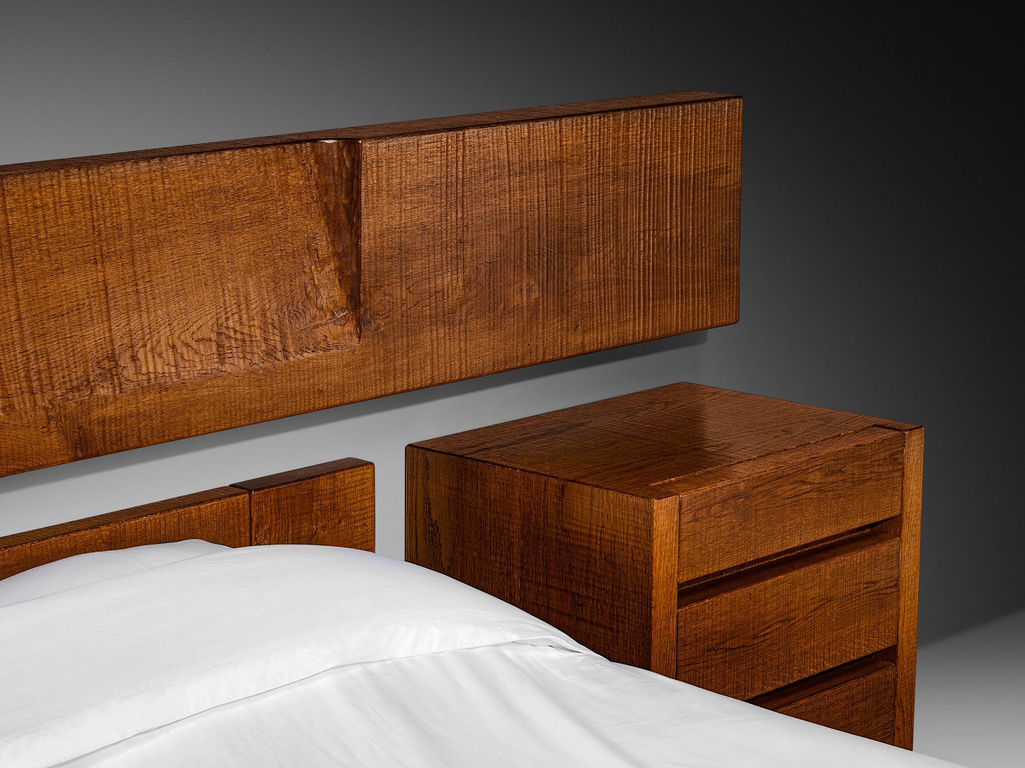 Giuseppe Rivadossi for Officina Rivadossi Bedroom Set in Oak More Furniture and Collectibles Morentz