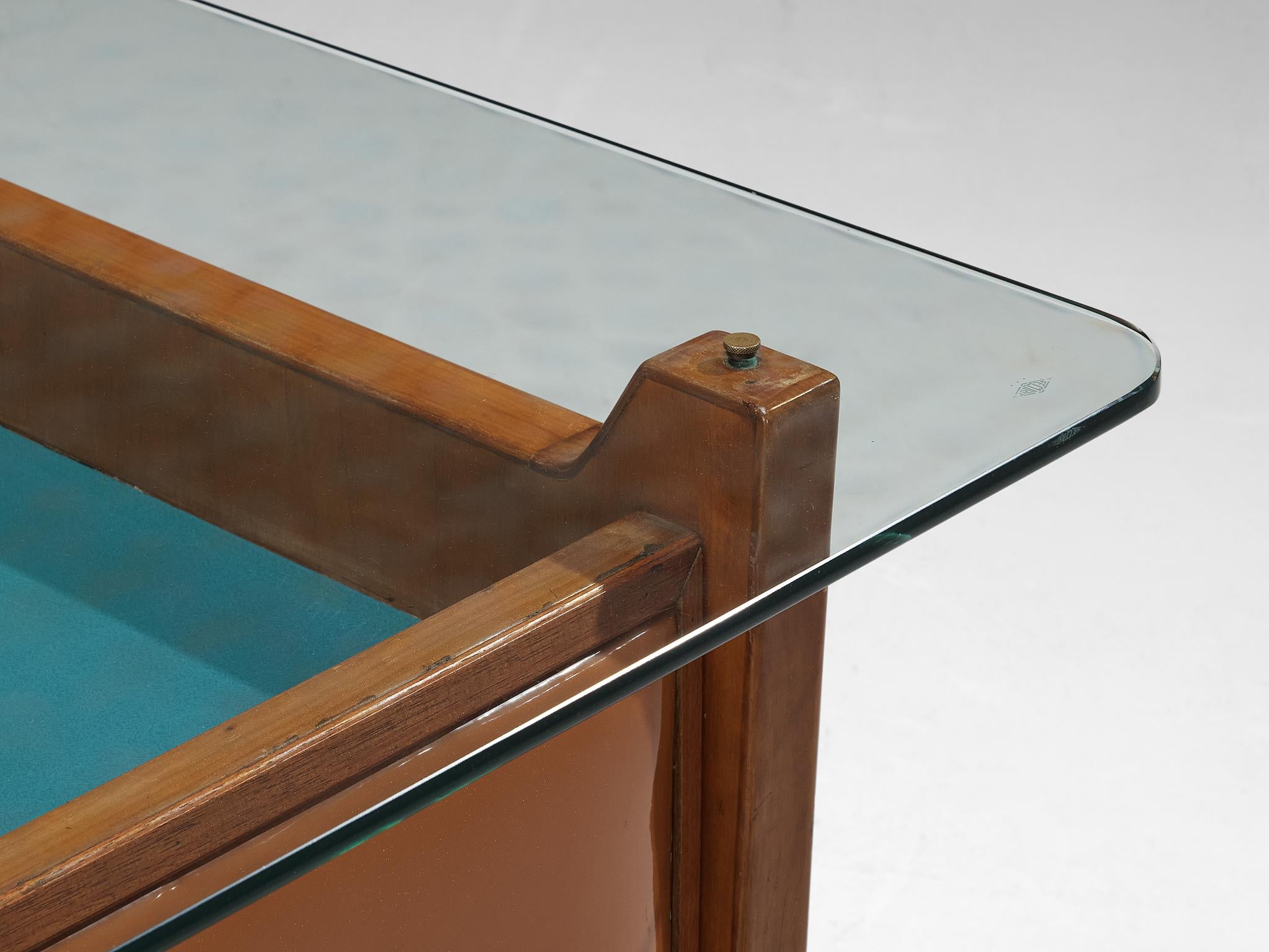 Midcentury Italian Showcases or Presentation Desks case pieces and storage cabinets Morentz