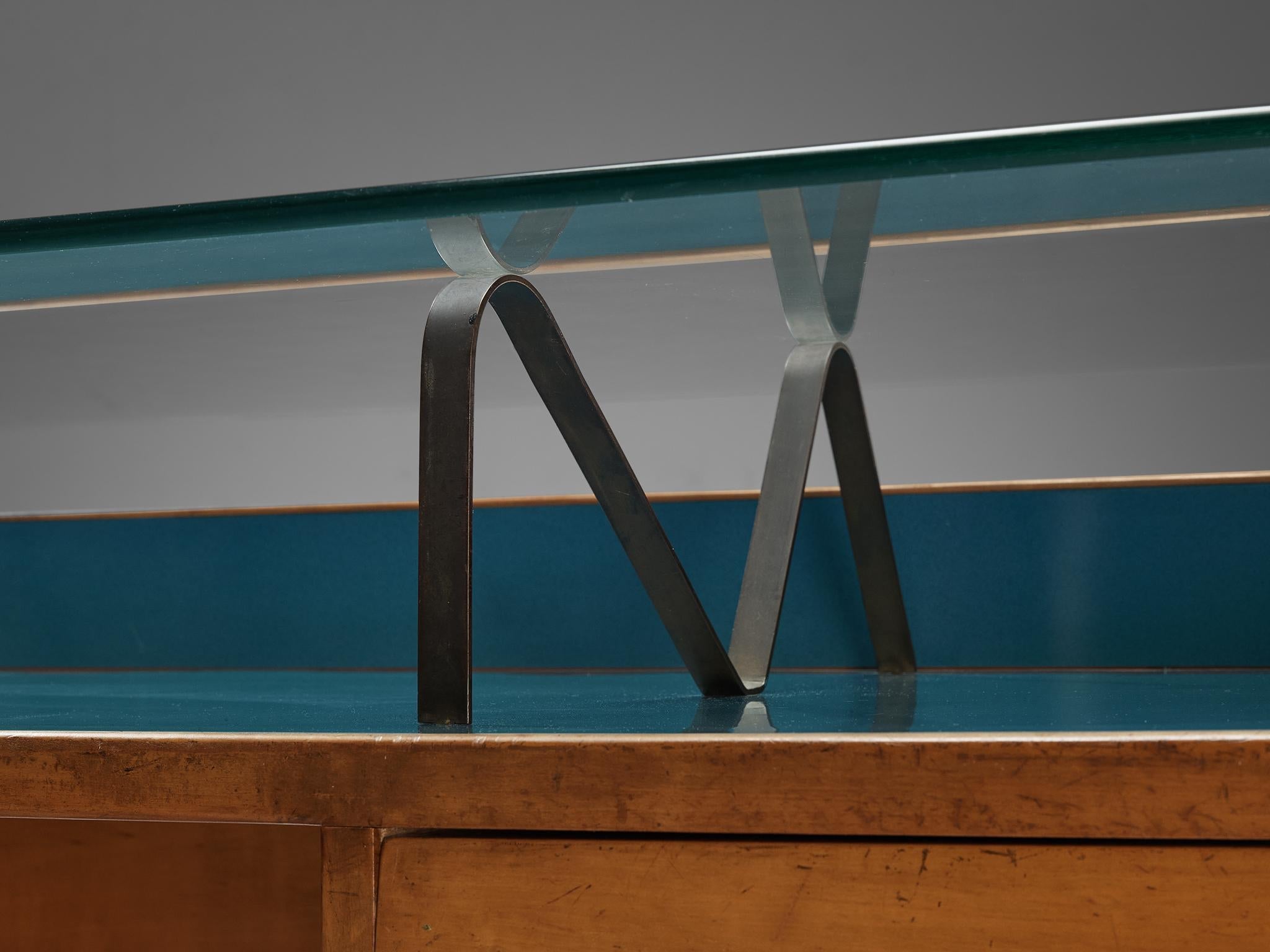 Midcentury Italian Showcases or Presentation Desks case pieces and storage cabinets Morentz