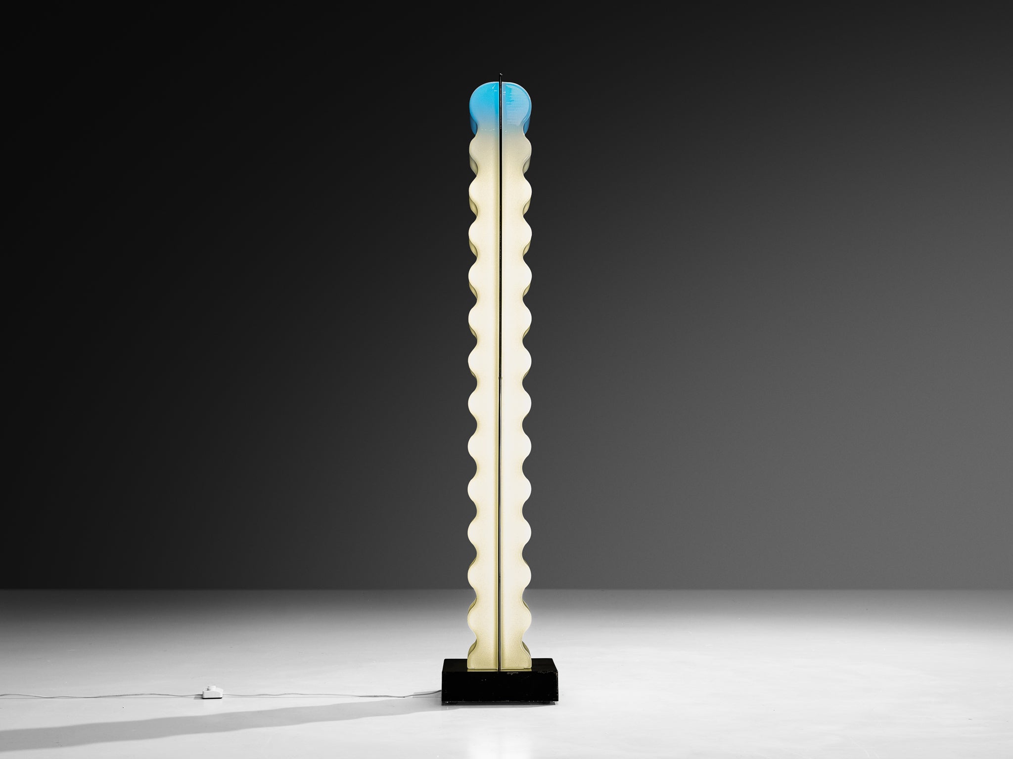 Ettore Sottsass for Design Centre/Poltronova 'Cometa' Floor Lamp in Perspex Lighting Morentz