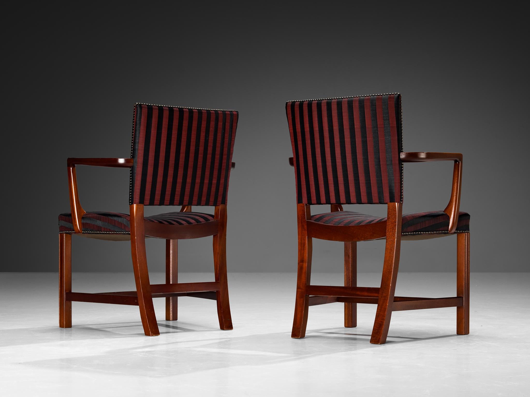 Kaare Klint for Rud. Rasmussens Snedkerier Set of Eight 3758A Dining Chairs seating Morentz