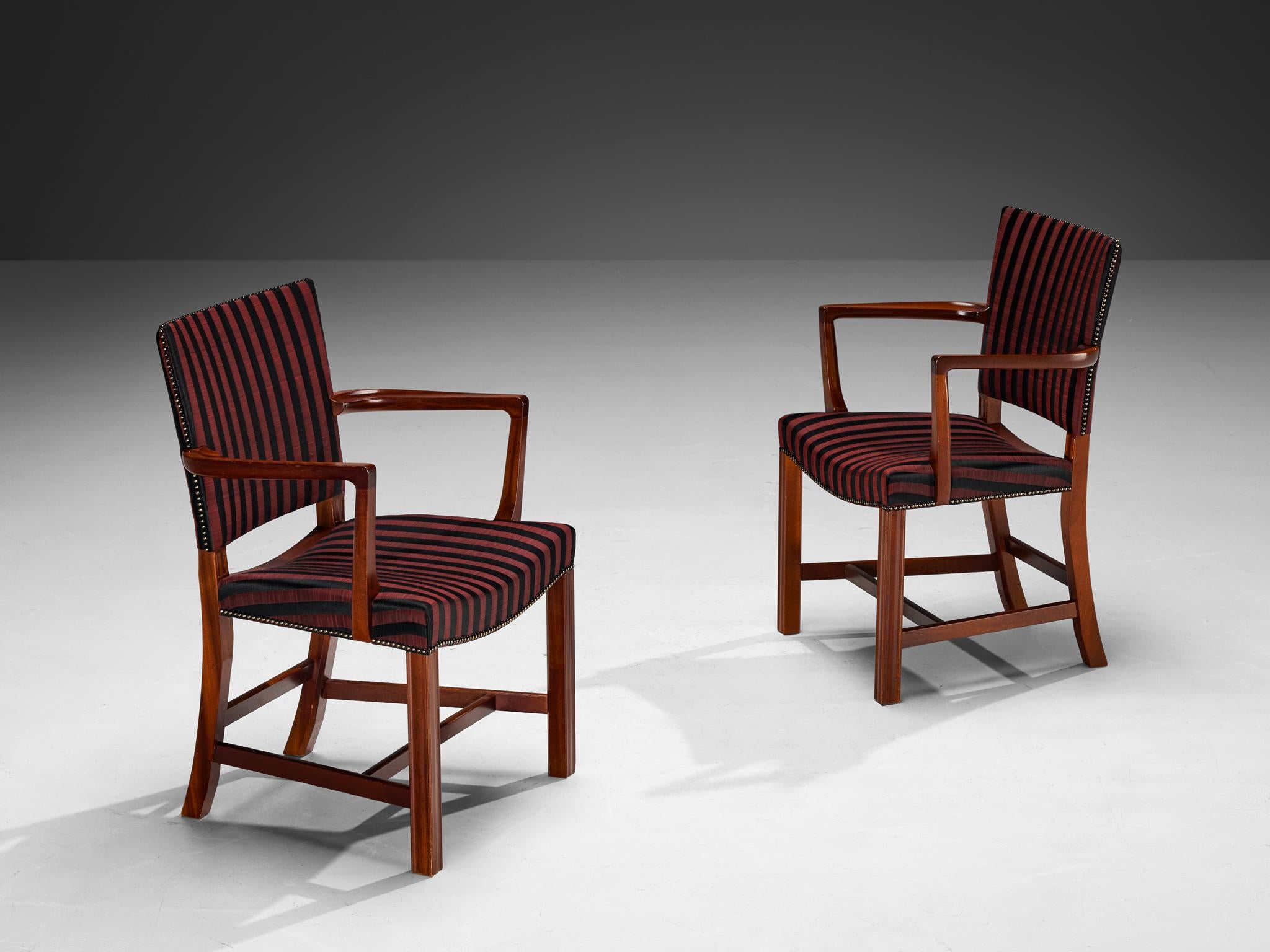 Kaare Klint for Rud. Rasmussens Snedkerier Set of Eight 3758A Dining Chairs seating Morentz