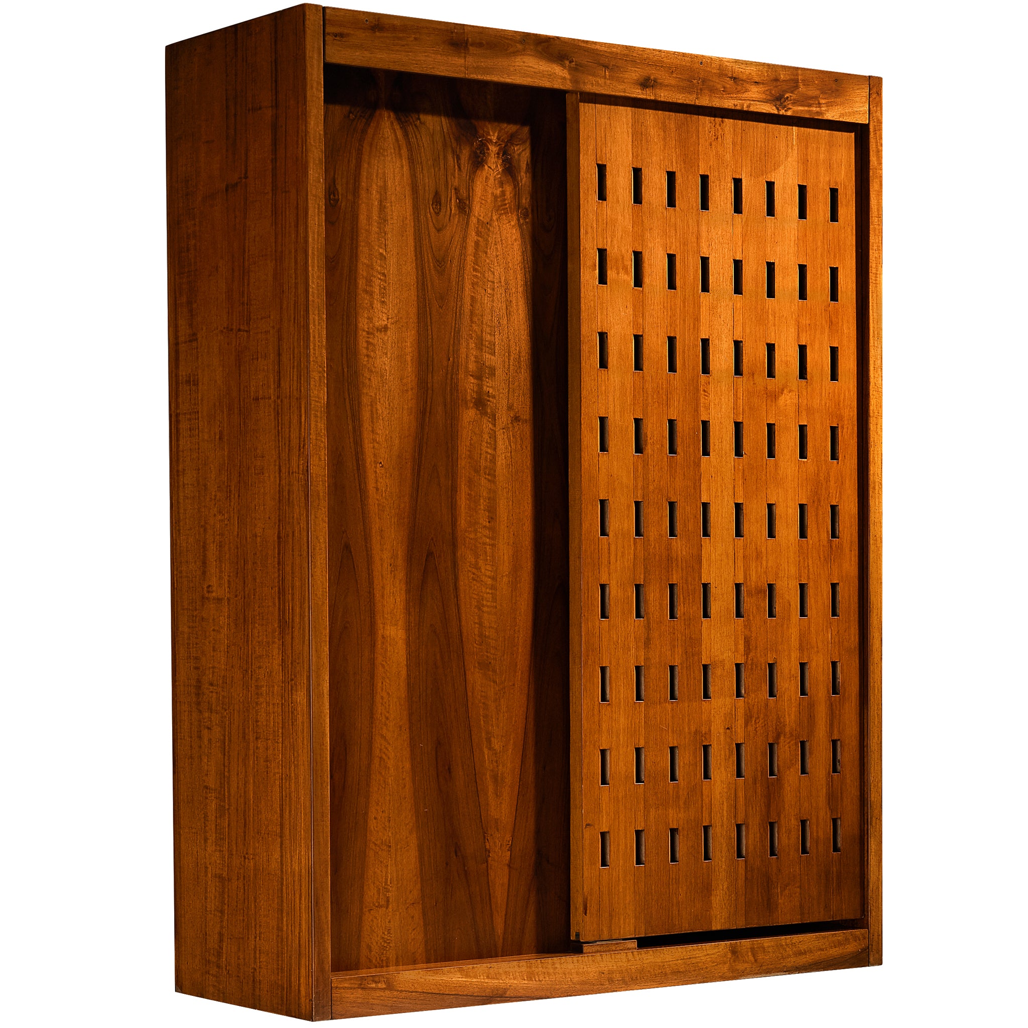 Giuseppe Rivadossi for Officina Rivadossi Bedroom Divider Wardrobe Walnut Case pieces and storage cabinets Morentz