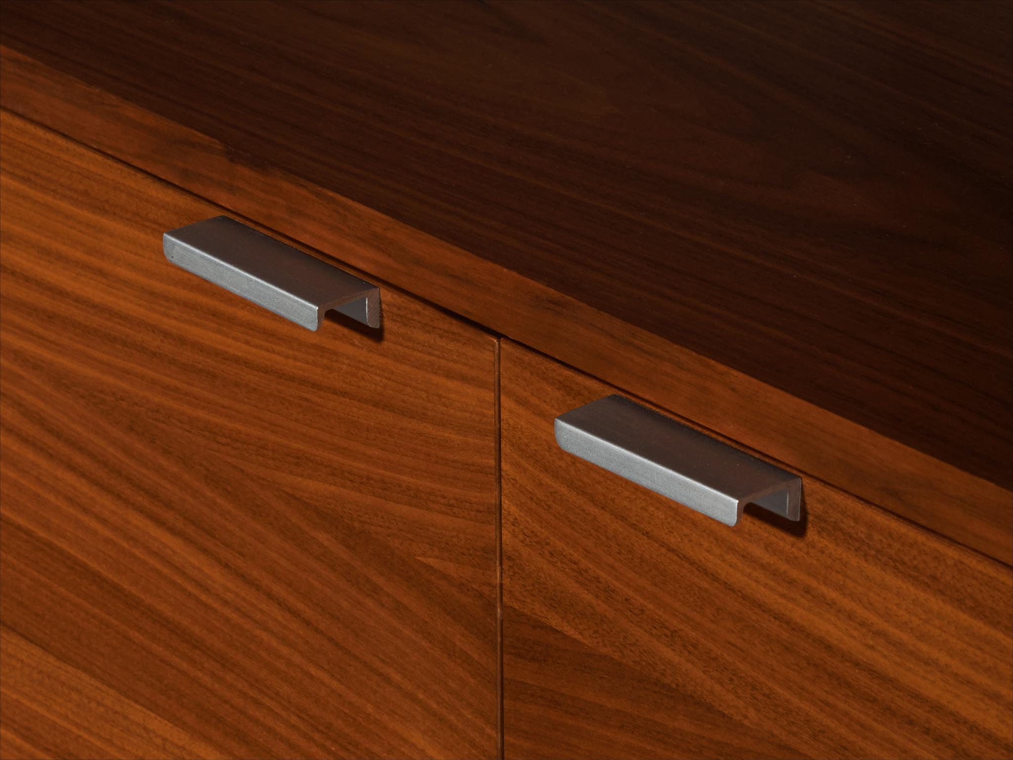 George Nelson for Herman Miller CSS Modular Wall Unit in Walnut & Aluminum case pieces and storage cabinets Morentz