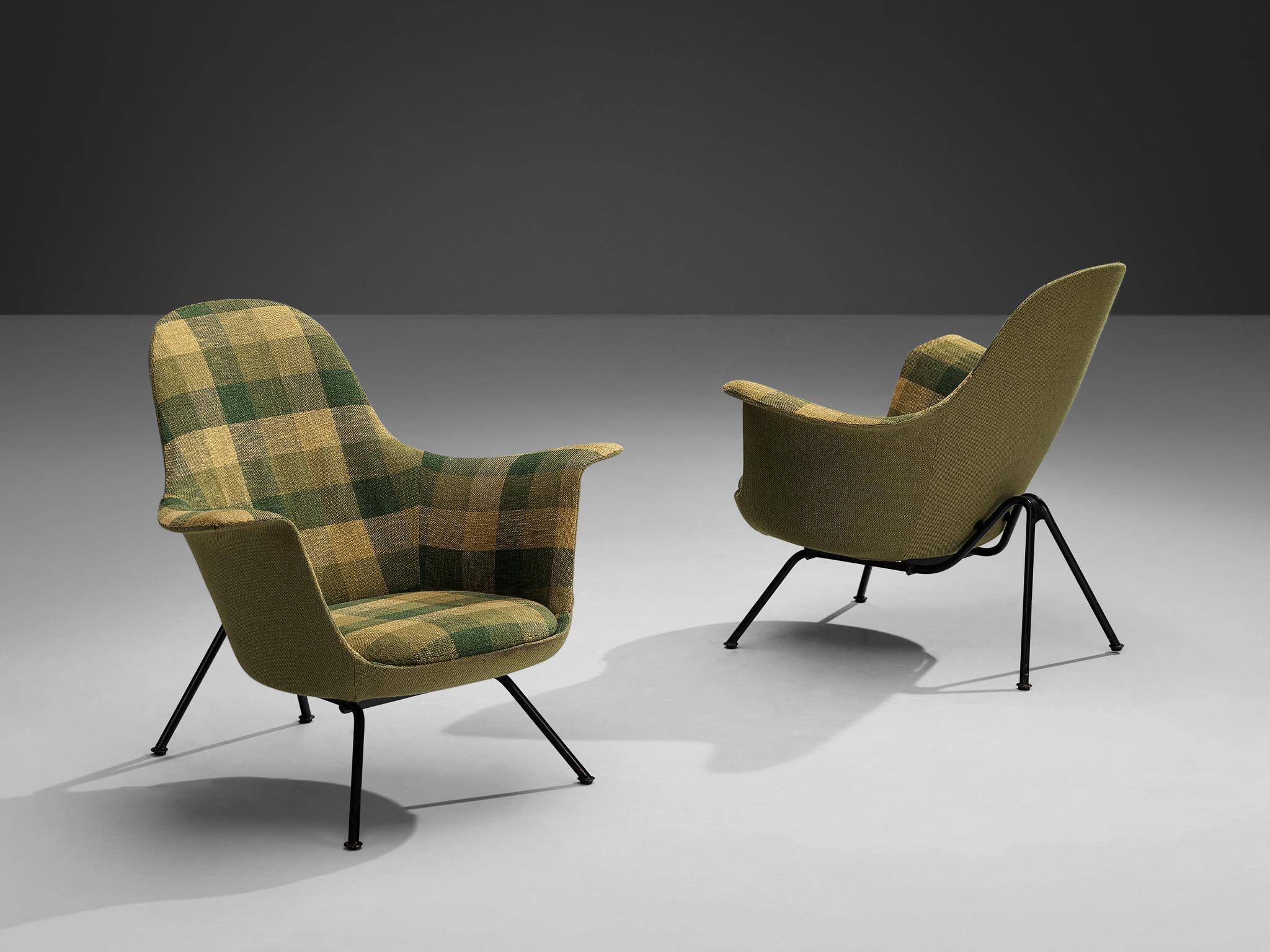 Hans Bellmann for Strässle Söhne & Co 'Sitwell' Easy Chairs seating Morentz