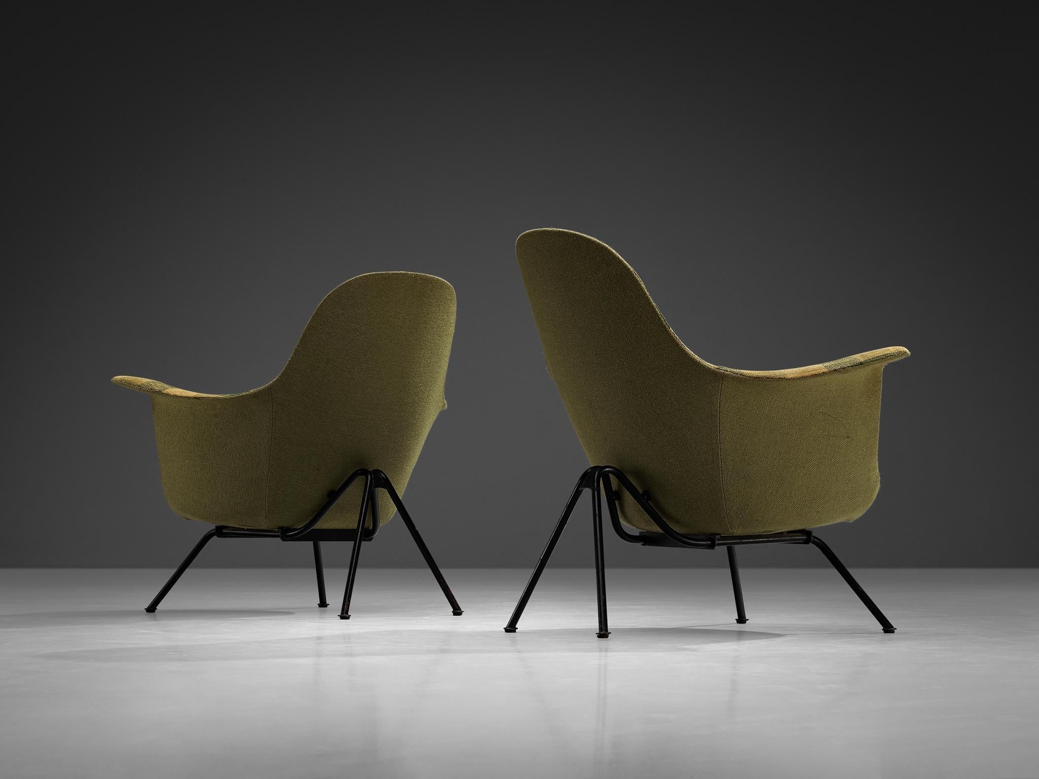 Hans Bellmann for Strässle Söhne & Co 'Sitwell' Easy Chairs seating Morentz