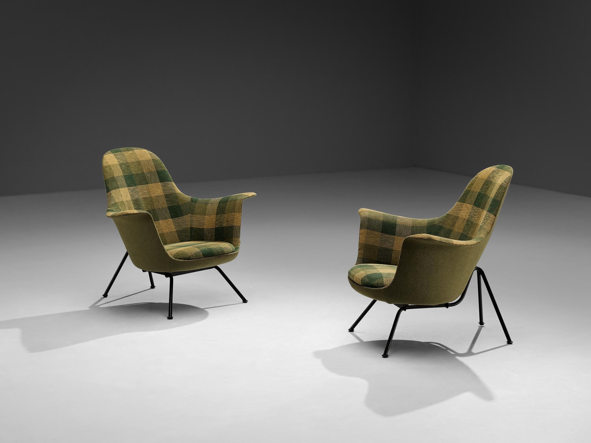 Hans Bellmann for Strässle Söhne & Co 'Sitwell' Easy Chairs seating Morentz