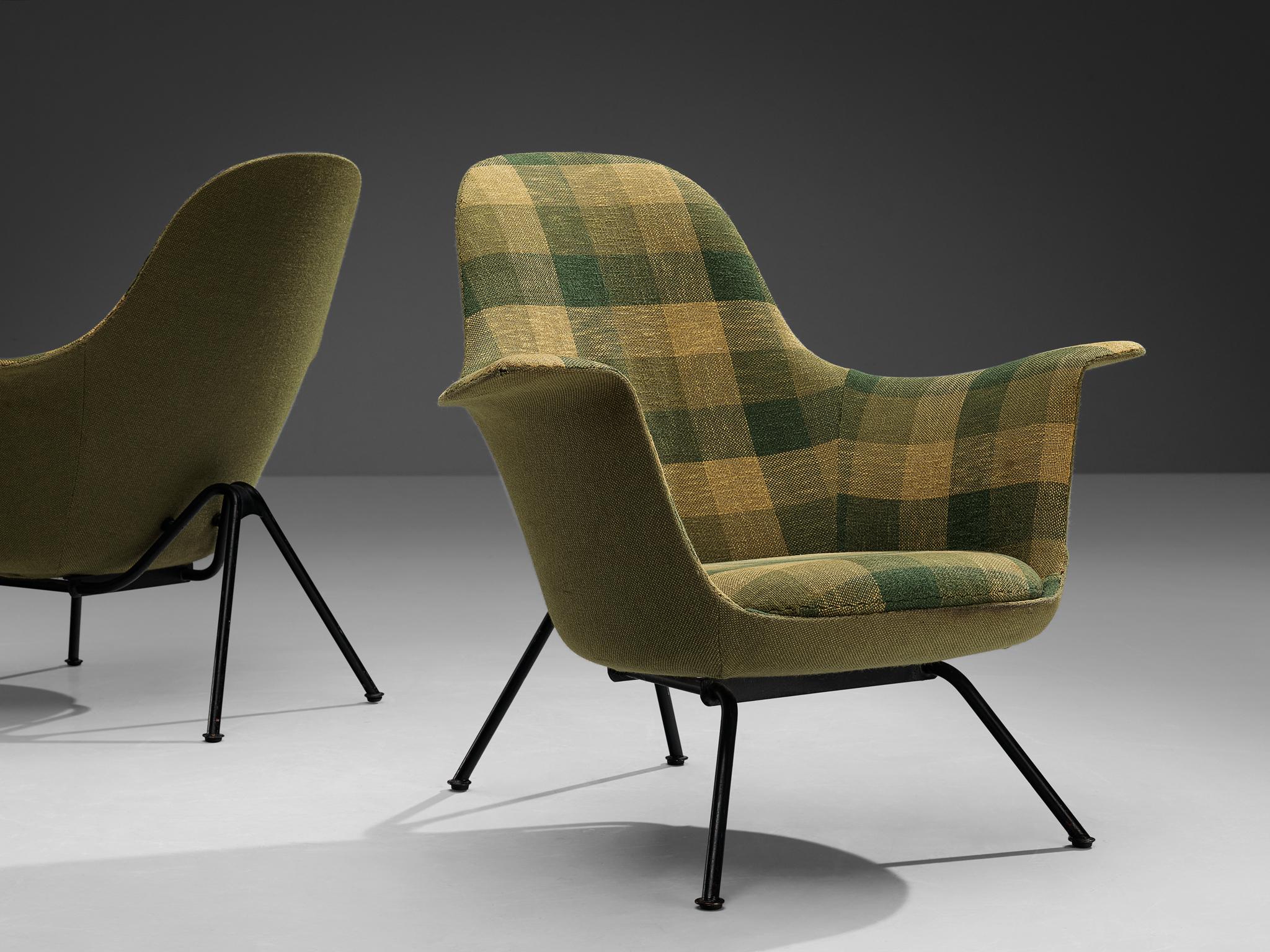 Hans Bellmann for Strässle Söhne & Co 'Sitwell' Easy Chairs seating Morentz