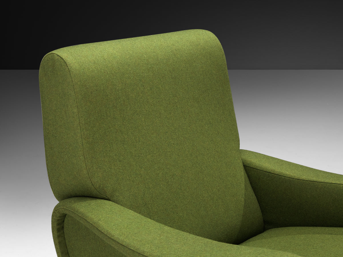 Marco Zanuso for Arflex 'Lady' Armchair in Green Upholstery Seating Morentz