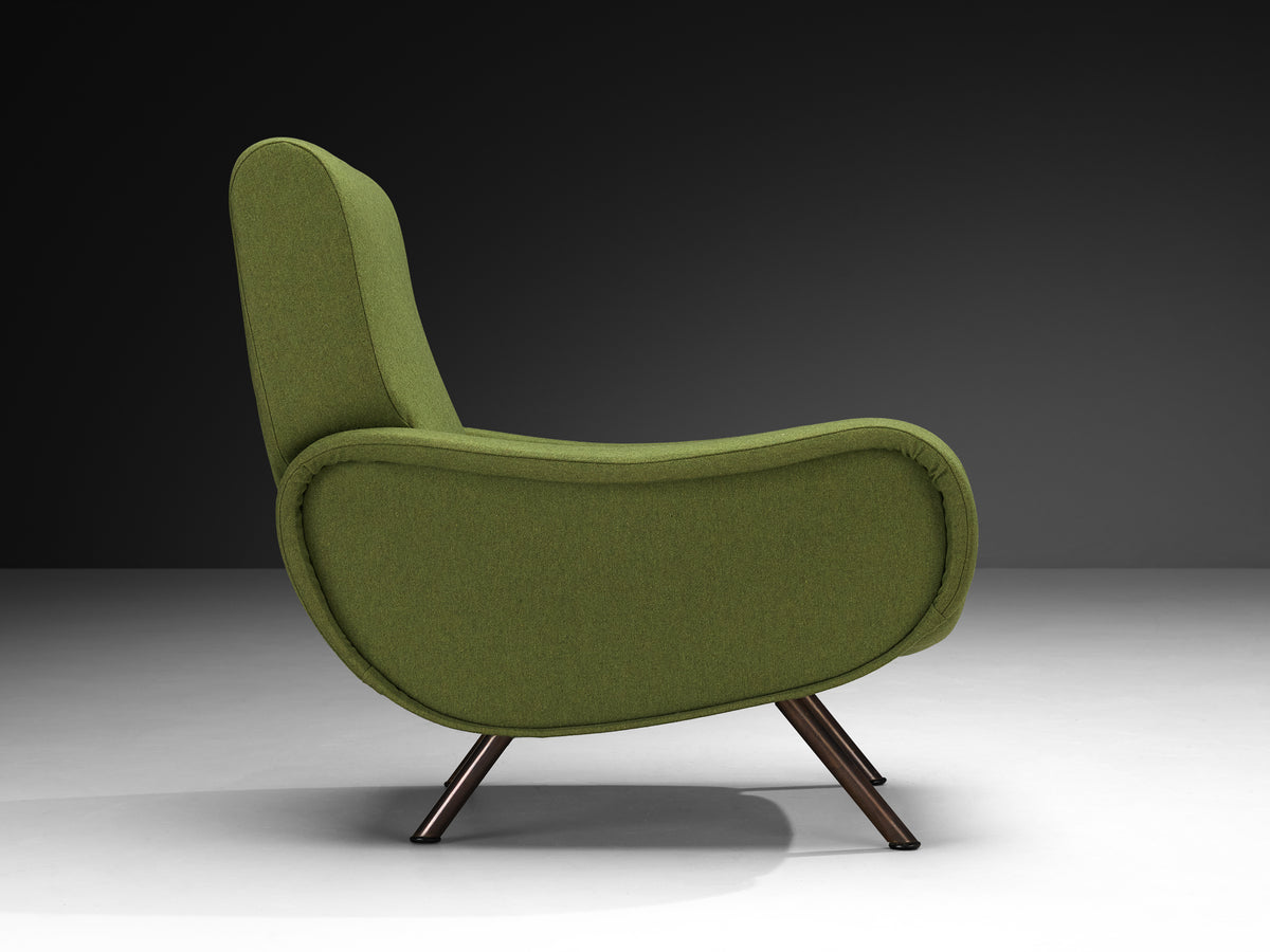 Marco Zanuso for Arflex 'Lady' Armchair in Green Upholstery Seating Morentz