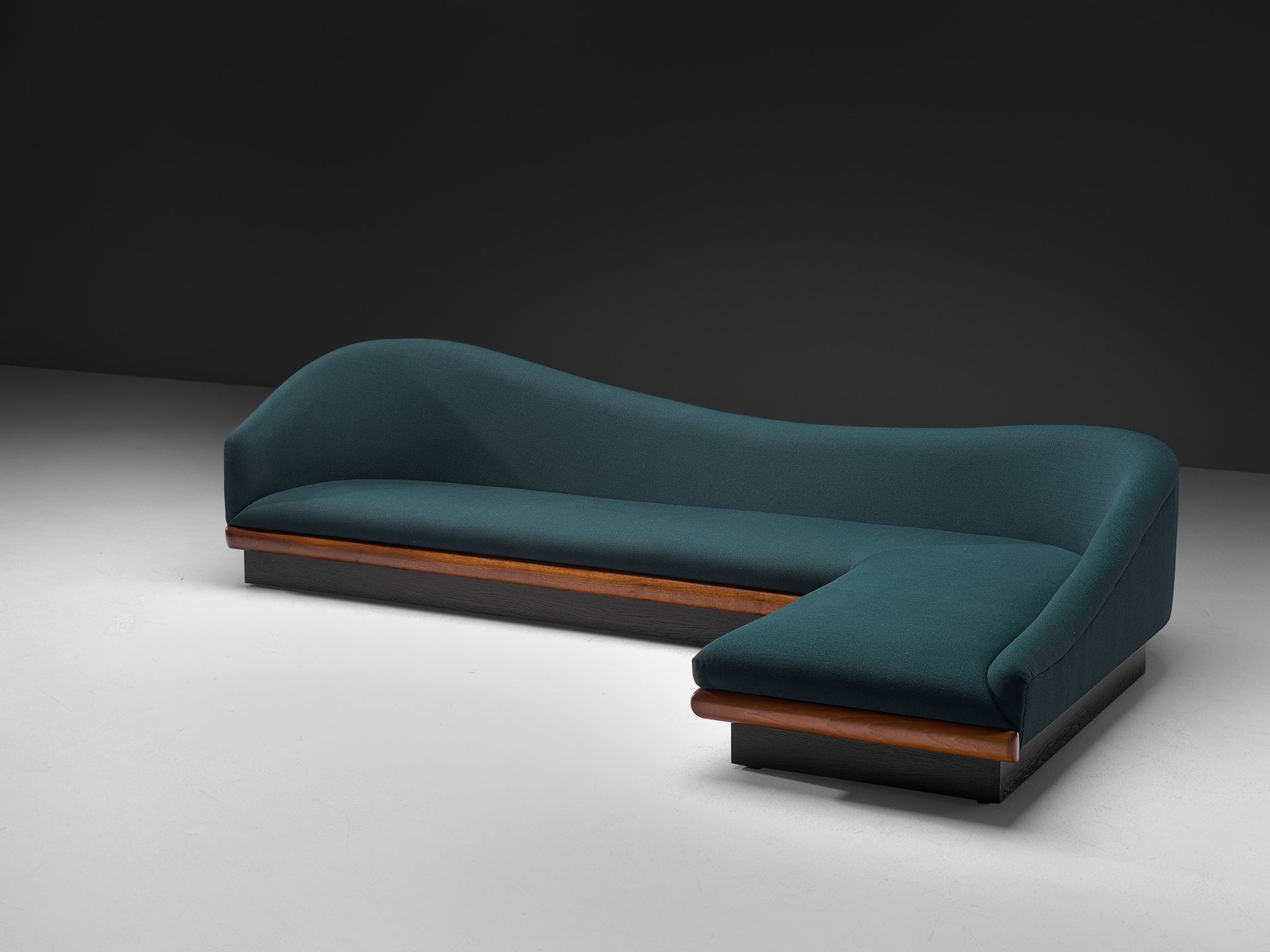 Adrian Pearsall 'Cloud' Sofa in Walnut Seating Morentz