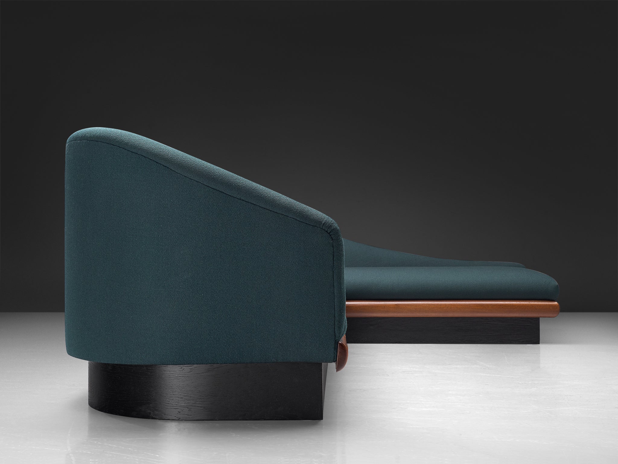 Adrian Pearsall 'Cloud' Sofa in Walnut Seating Morentz