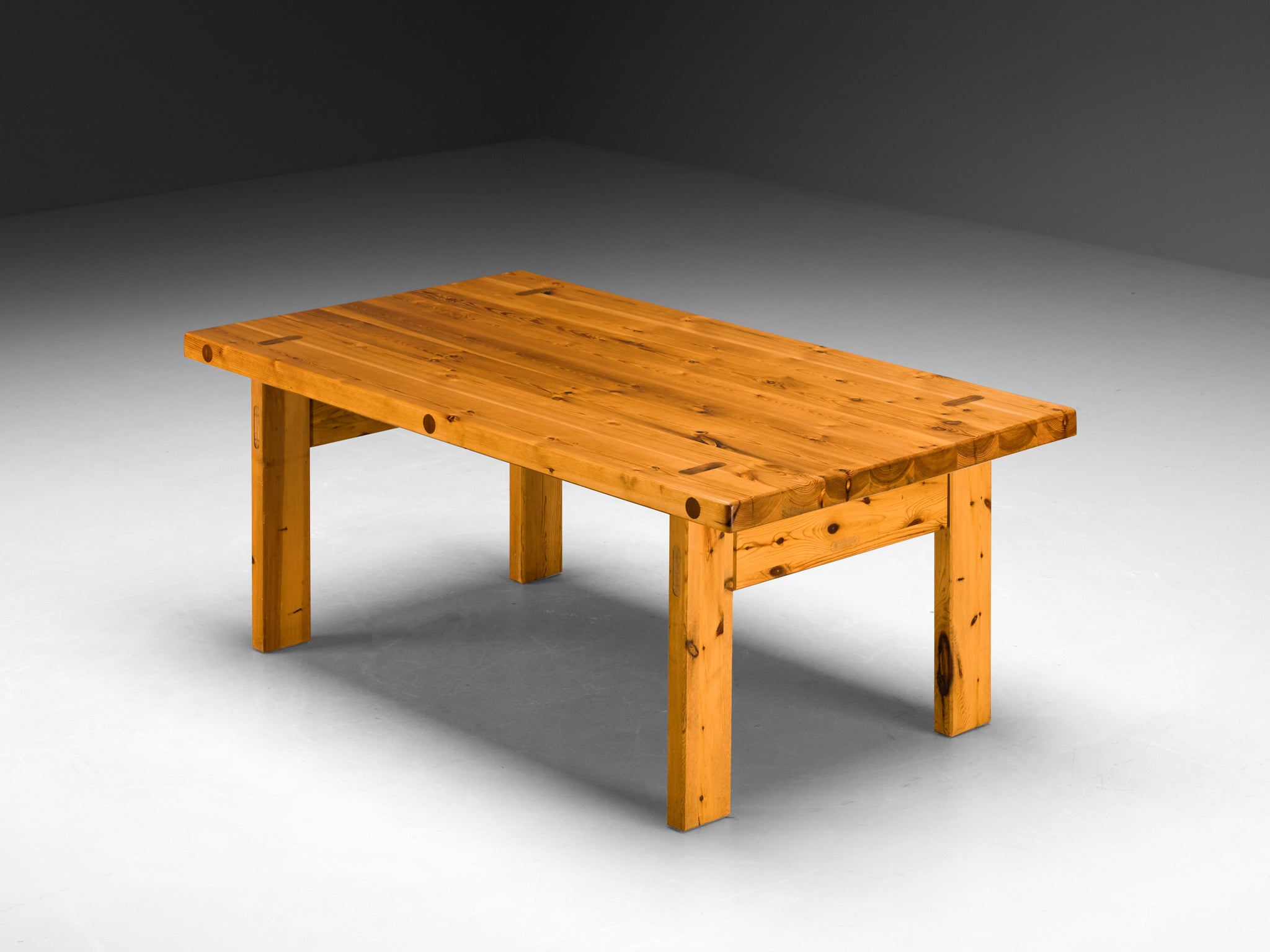 Roland Wilhelmsson Dining Table in Solid Pine 1970s Tables Morentz