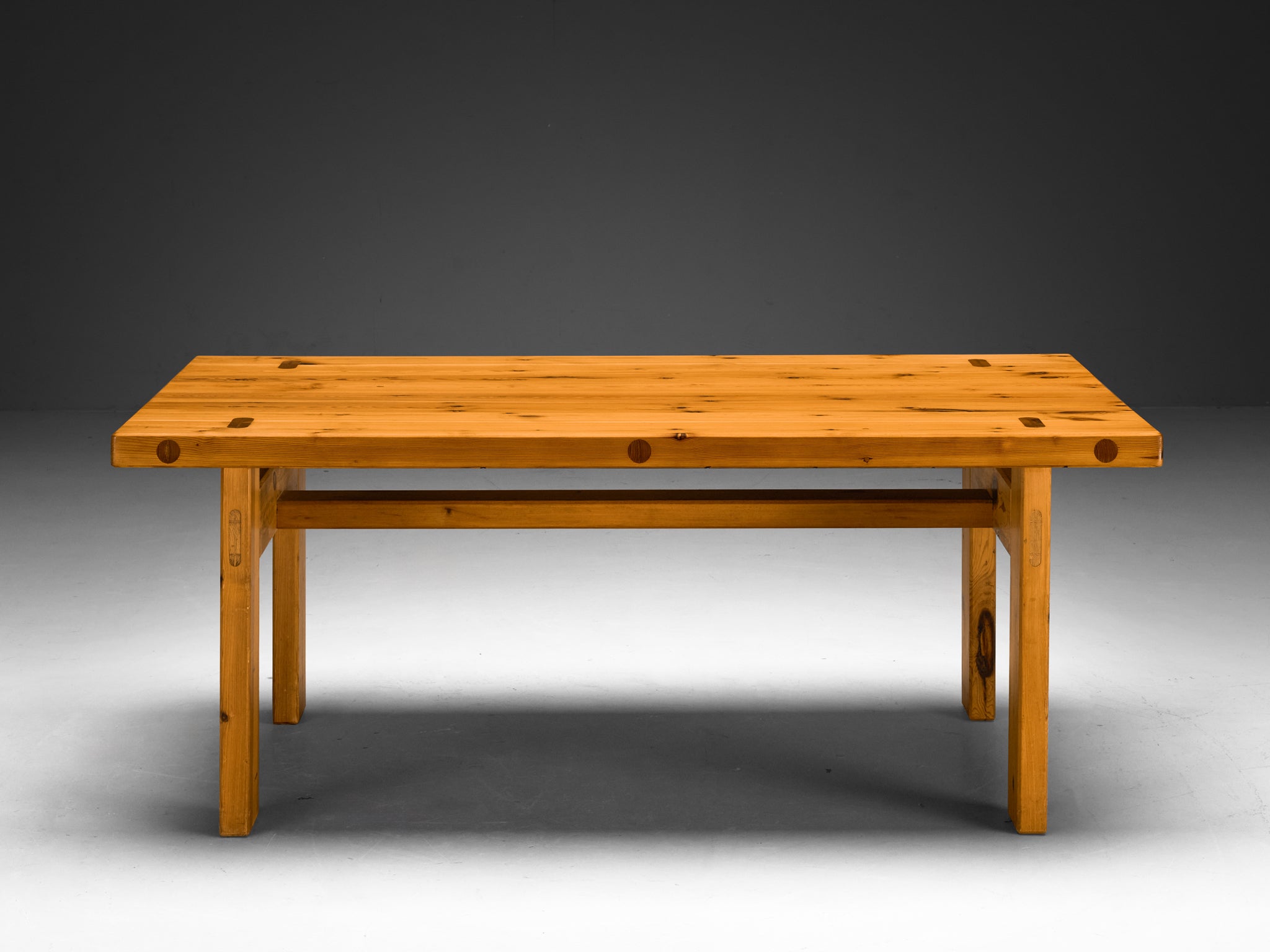 Roland Wilhelmsson Dining Table in Solid Pine 1970s Tables Morentz