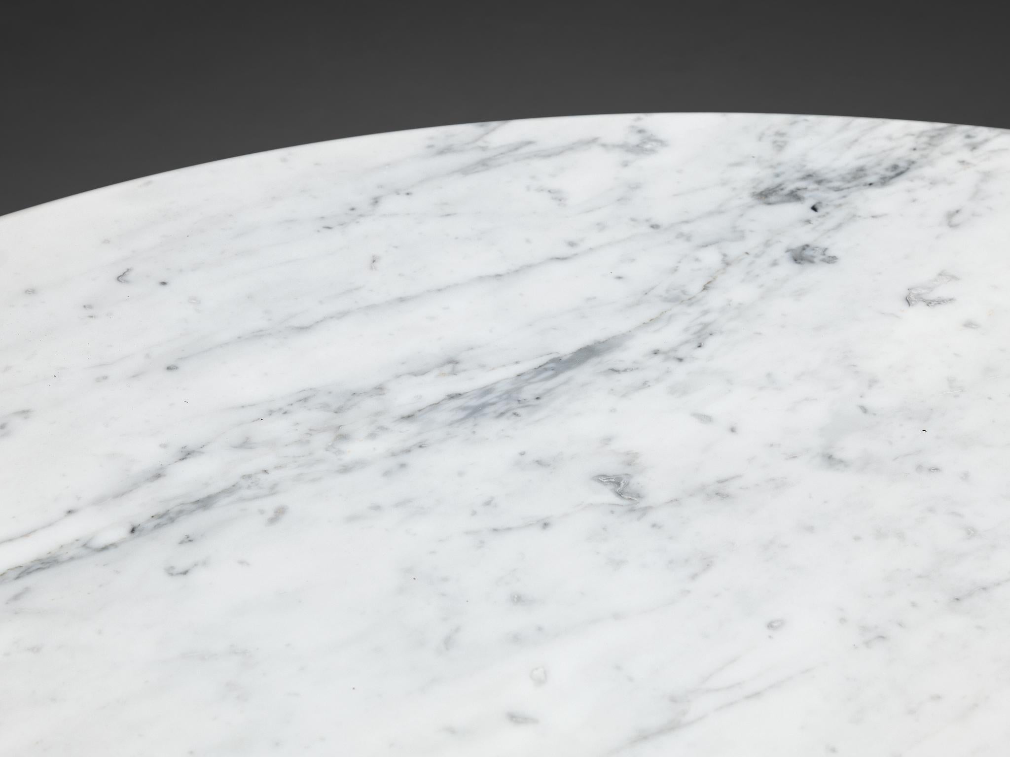 Italian Postmodern Dining Set Marble Table and Mobil Girgi Chairs seating Morentz